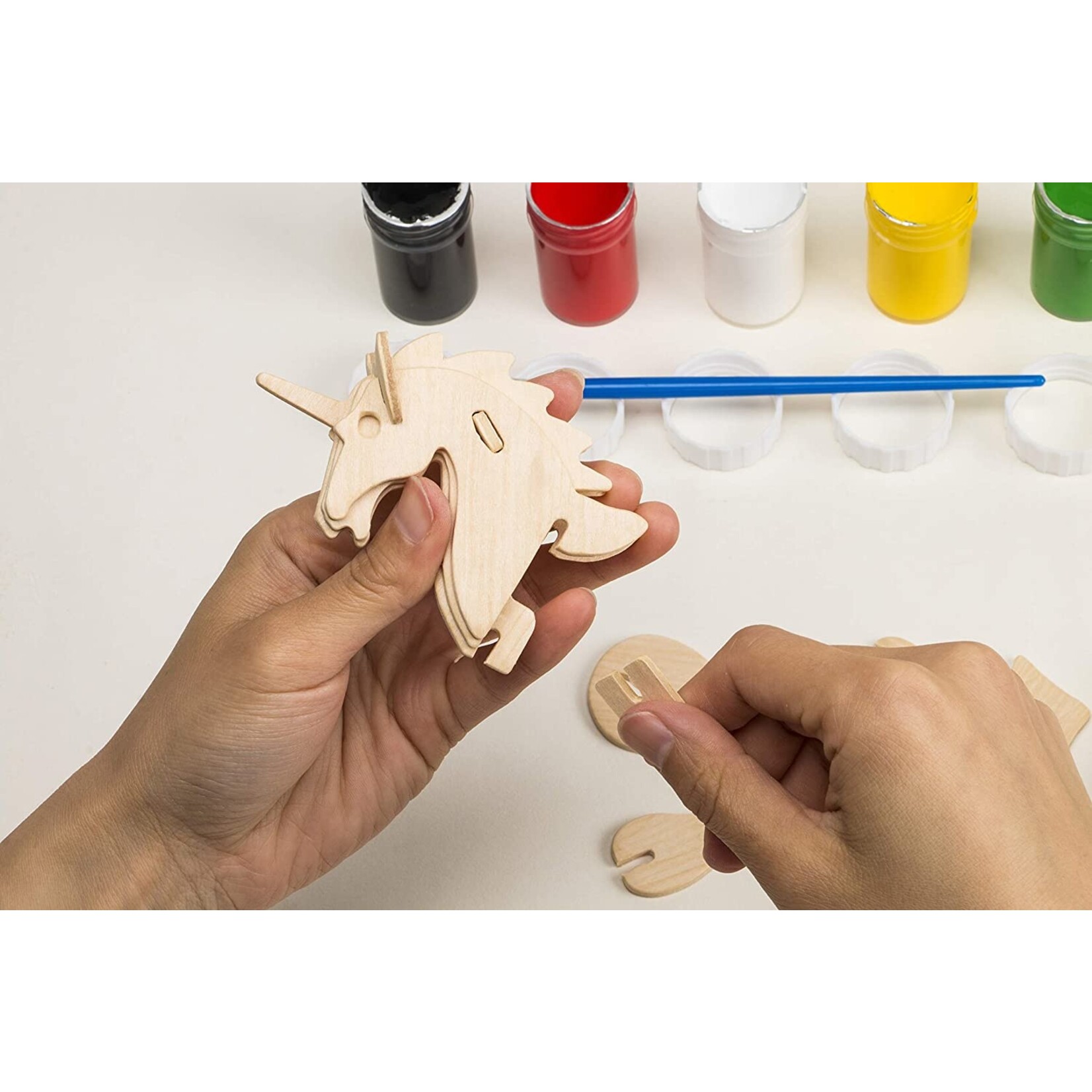 Hands Craft 3D Wooden Puzzle Paint Kit - Locomotive