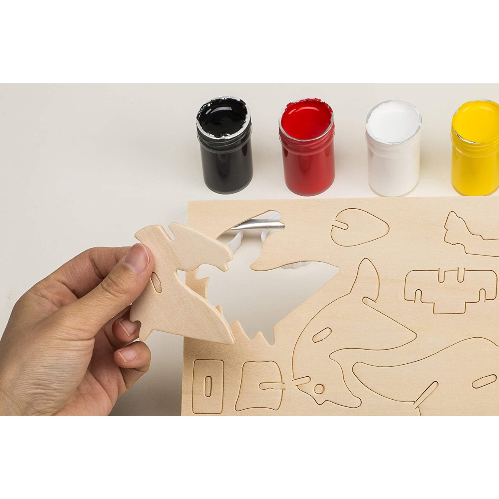 Hands Craft 3D Wooden Puzzle Paint Kit - Locomotive