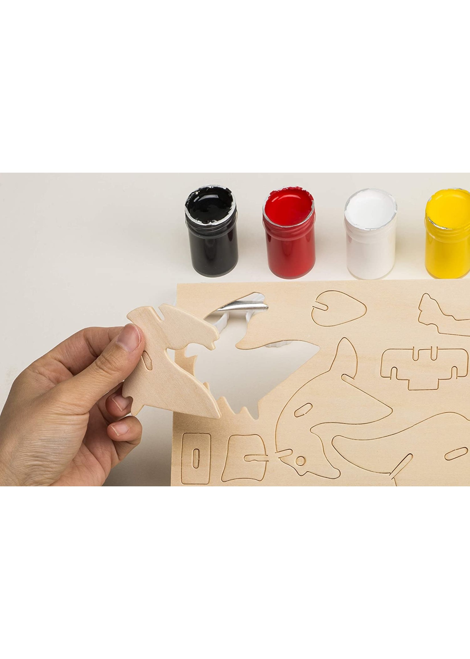 Hands Craft 3D Wooden Puzzle Paint Kit - Locomotive