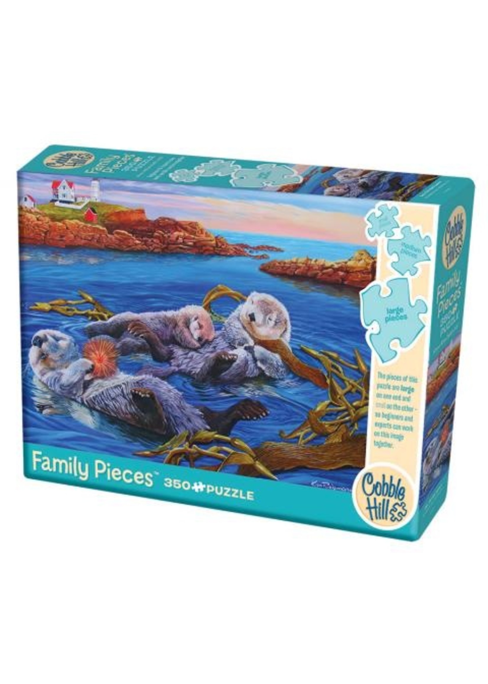 Cobble Hill Sea Otter Family - 350 Piece Puzzle