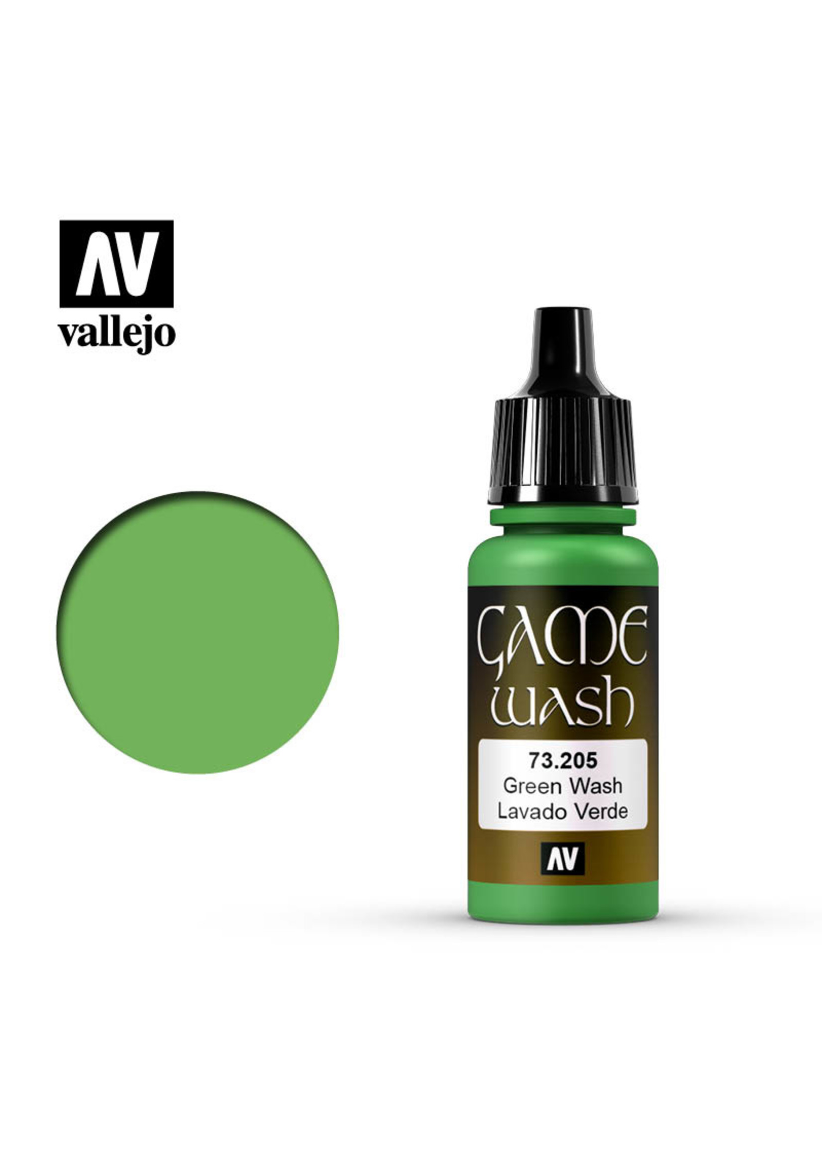 Vallejo Game Color Wash 17ml Black Wash