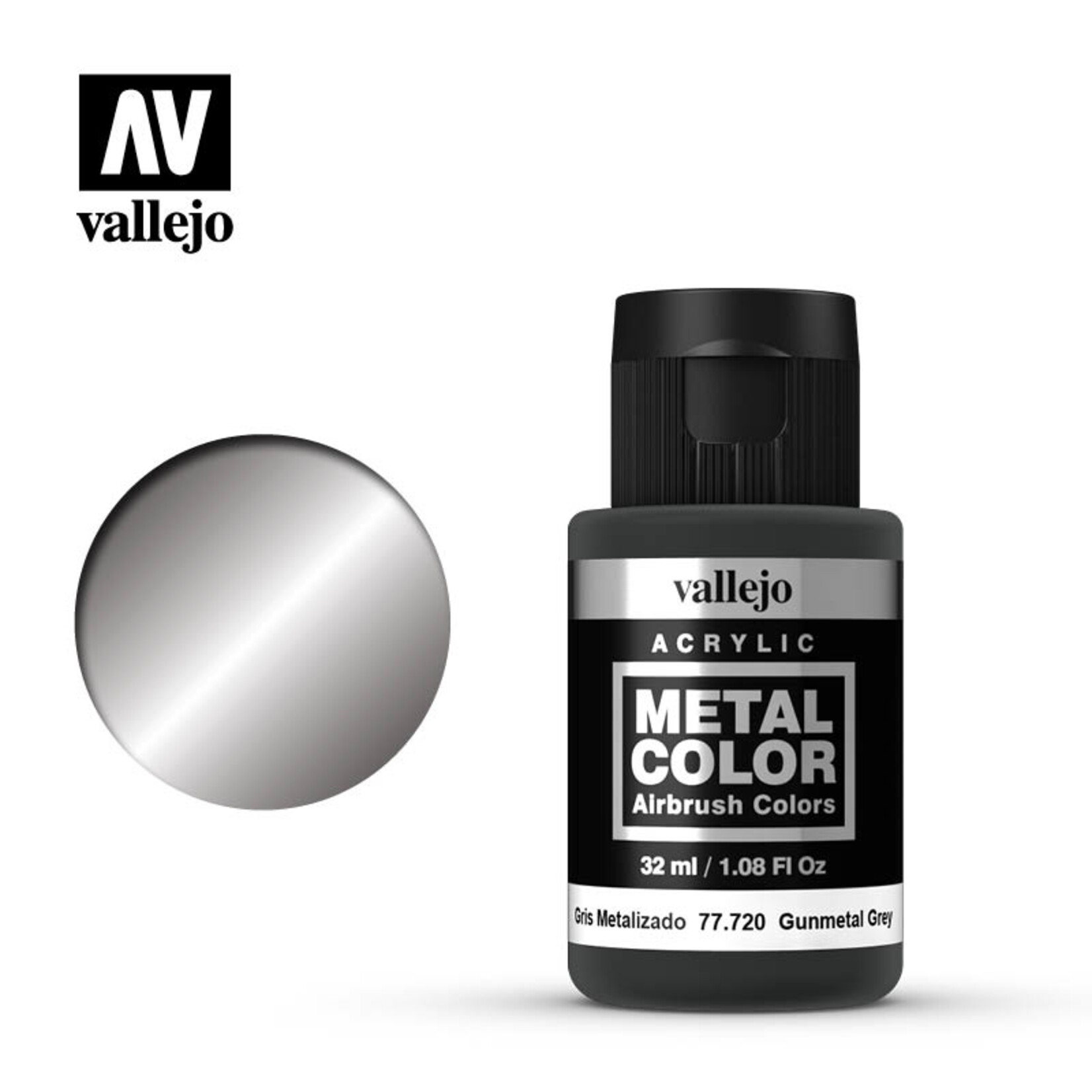 Vallejo 77.720 - Metal Color Gunmetal Grey