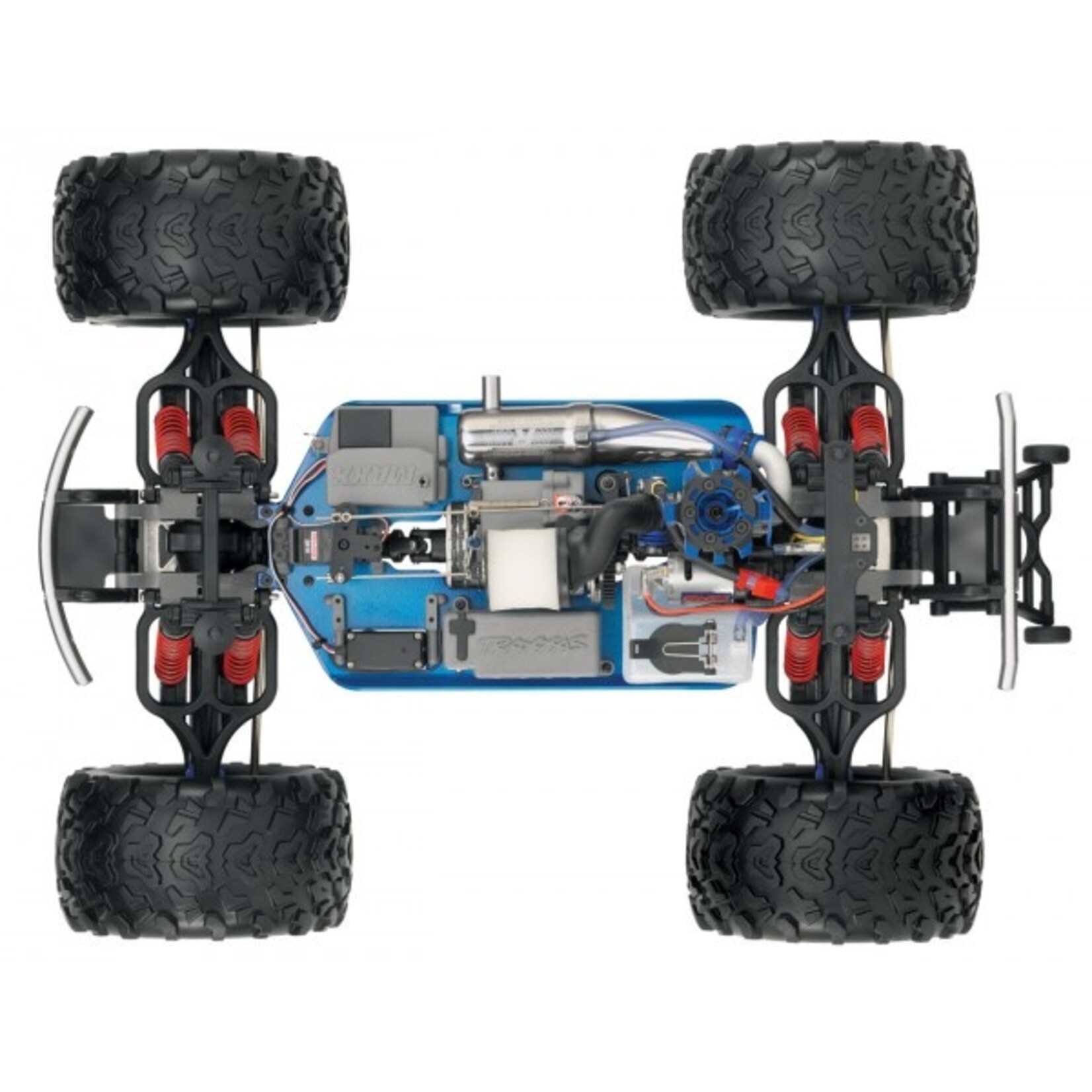 Traxxas 1/10 T-Maxx 3.3 Nitro 4x4 Nitro Monster Truck with TSM - Blue