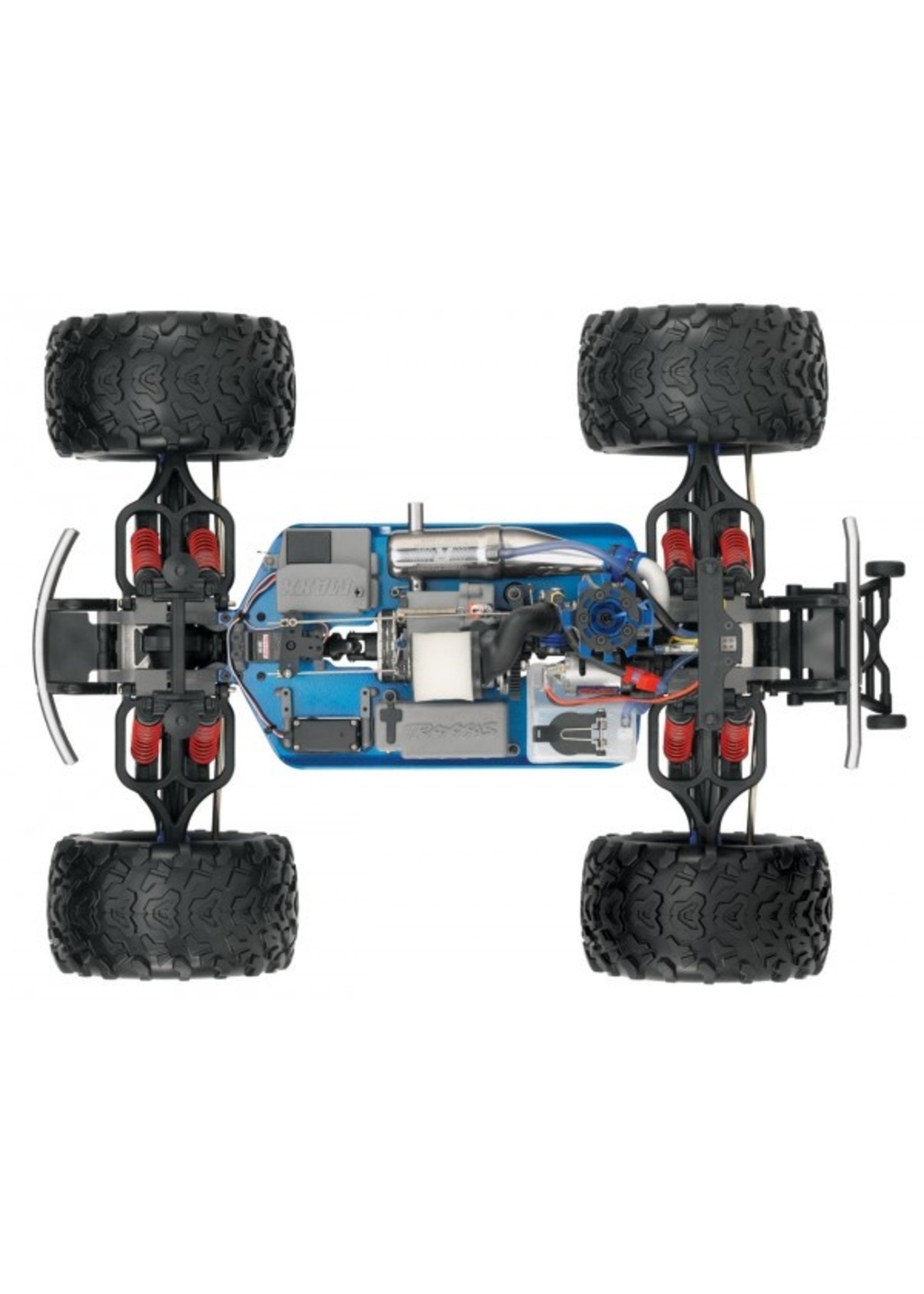 Traxxas 1/10 T-Maxx 3.3 Nitro 4x4 Nitro Monster Truck with TSM - Blue