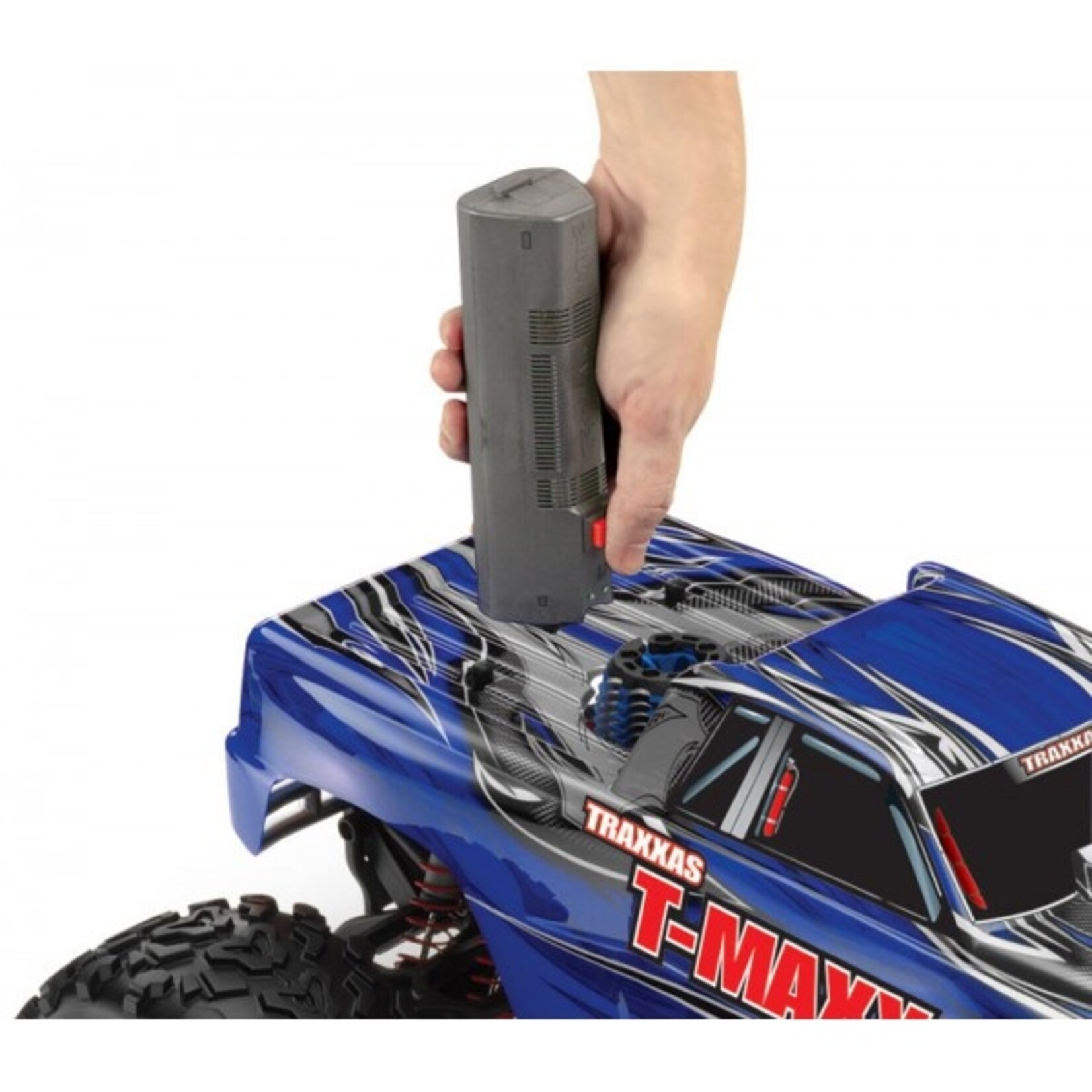 Traxxas 1/10 T-Maxx 3.3 Nitro 4x4 Nitro Monster Truck with TSM - Blue