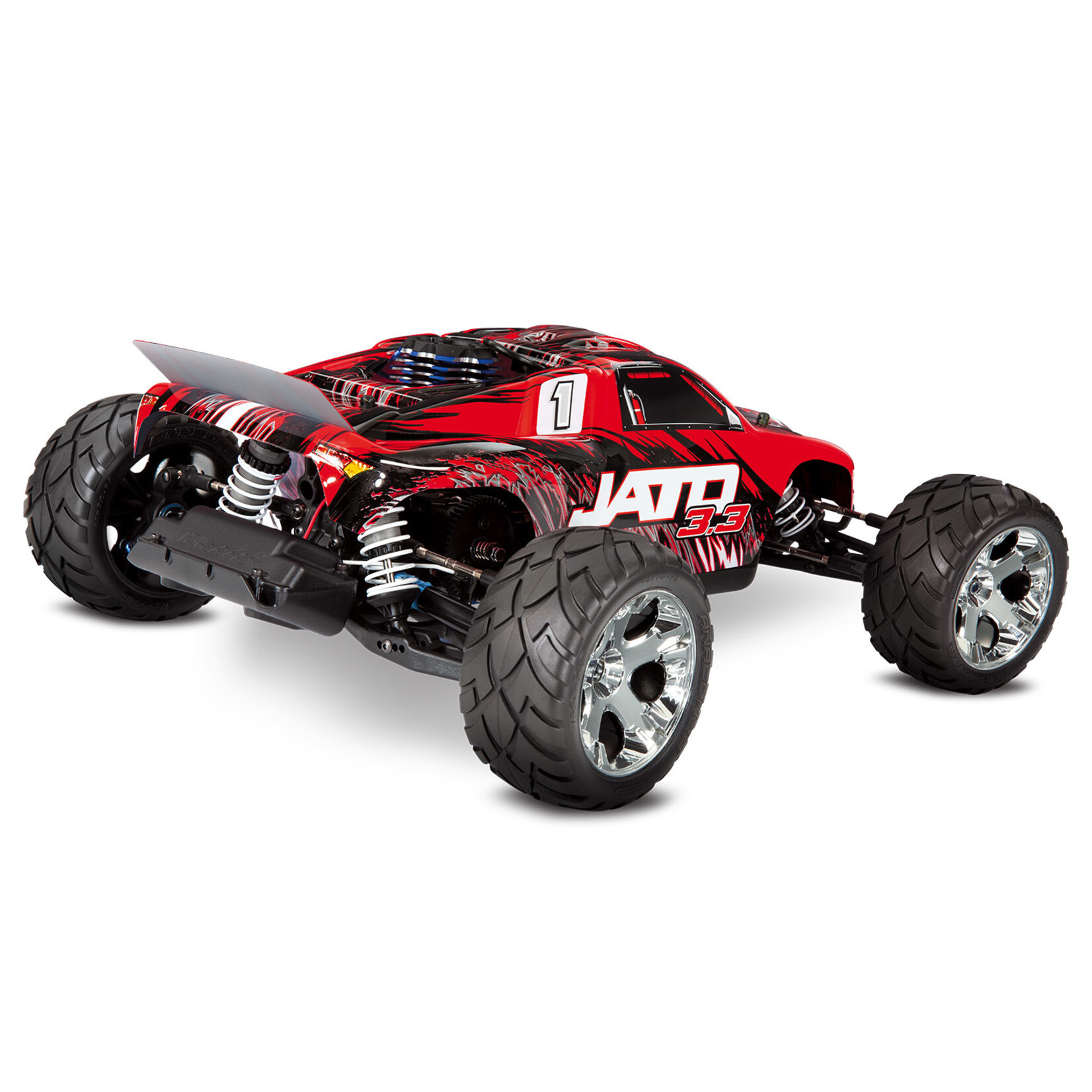 Traxxas 1/10 Jato 3.3 2WD Nitro Stadium Truck - Red