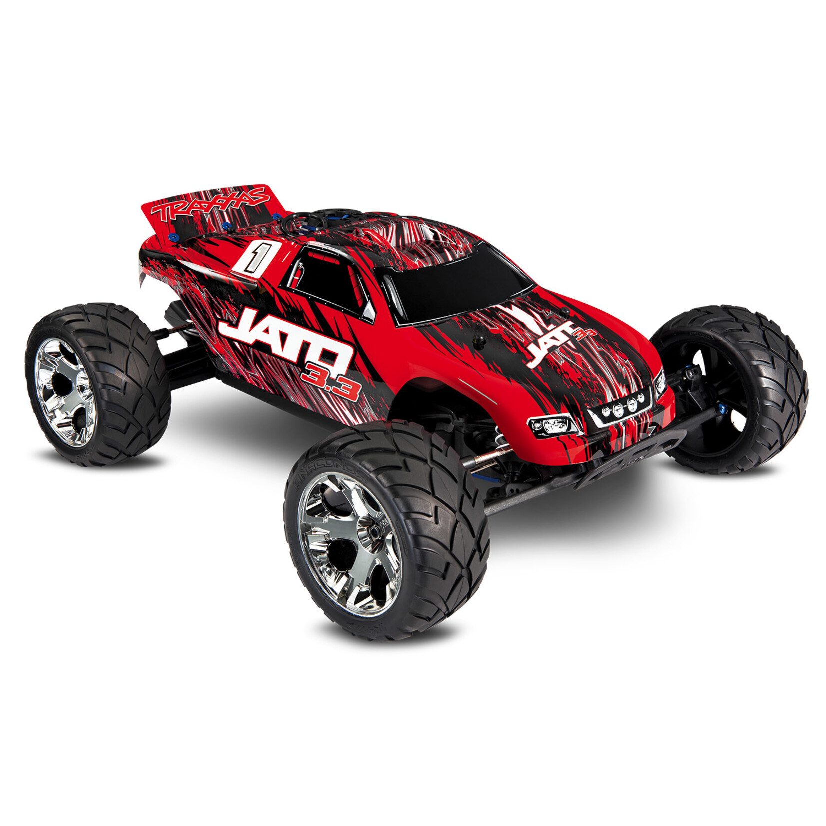 Traxxas 1/10 Jato 3.3 2WD Nitro Stadium Truck - Red