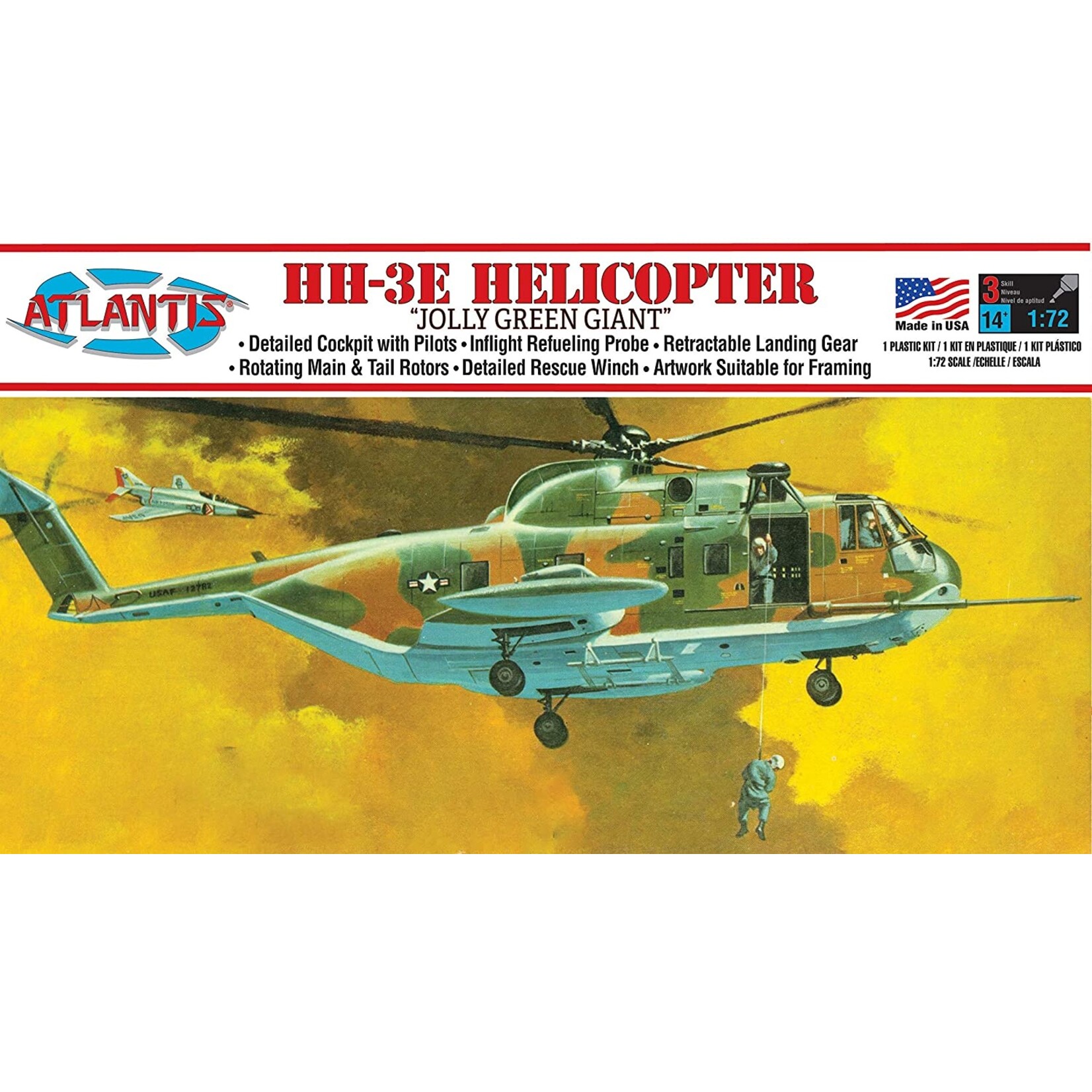 Atlantis 1/72 HH-3E Helicopter "Jolly Green Giant"