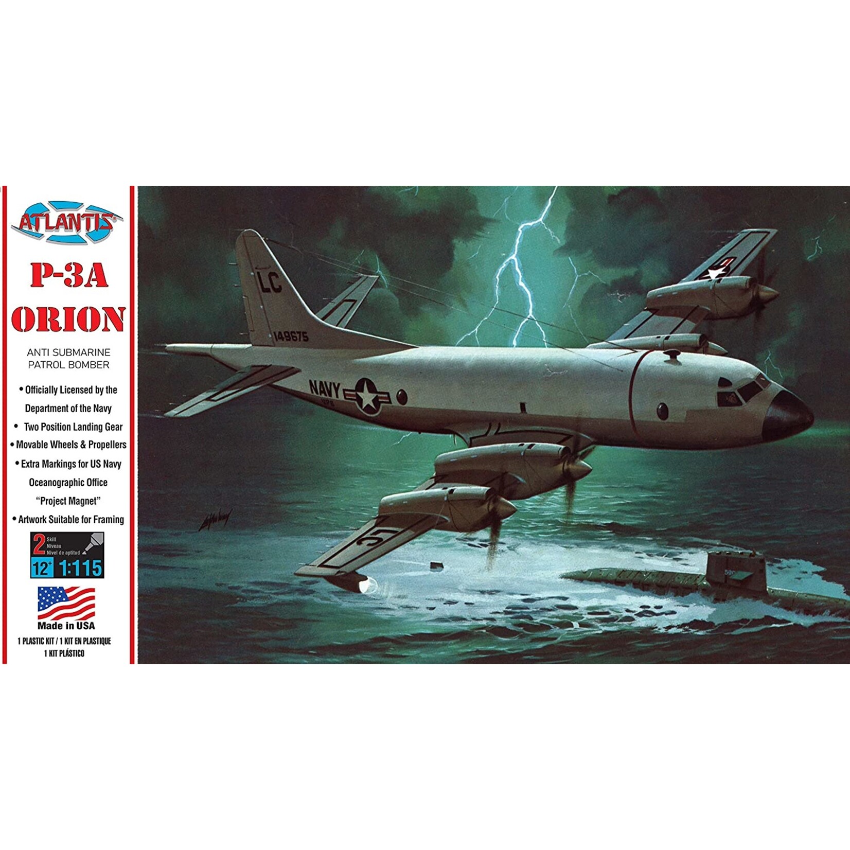 Atlantis 1/115 P3A Orion with Swivel Stand