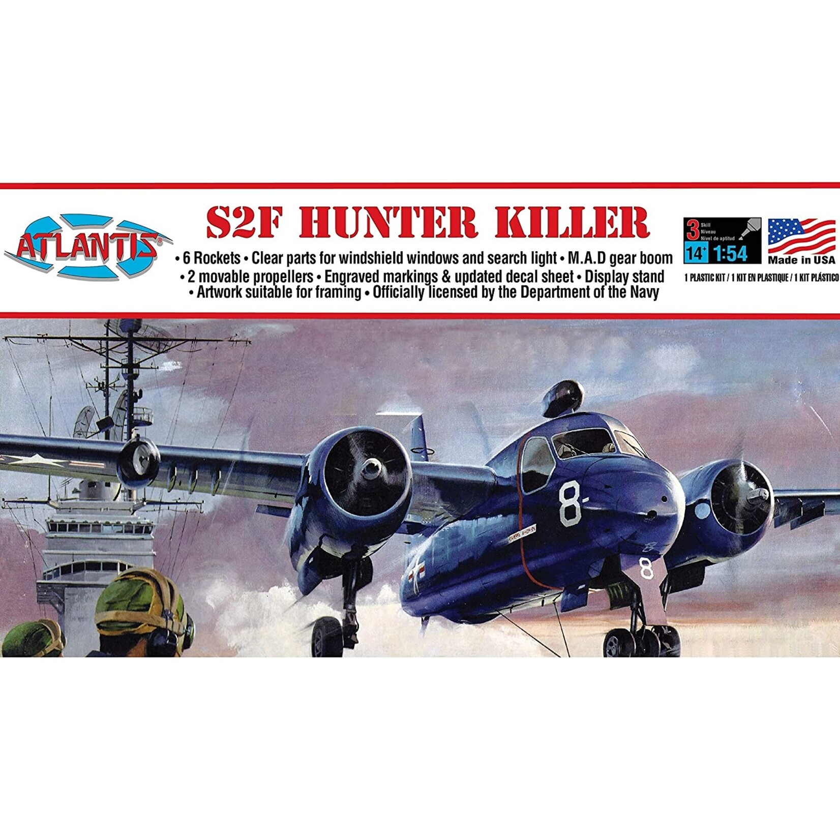 Atlantis 1/54 S2F Hunter Killer
