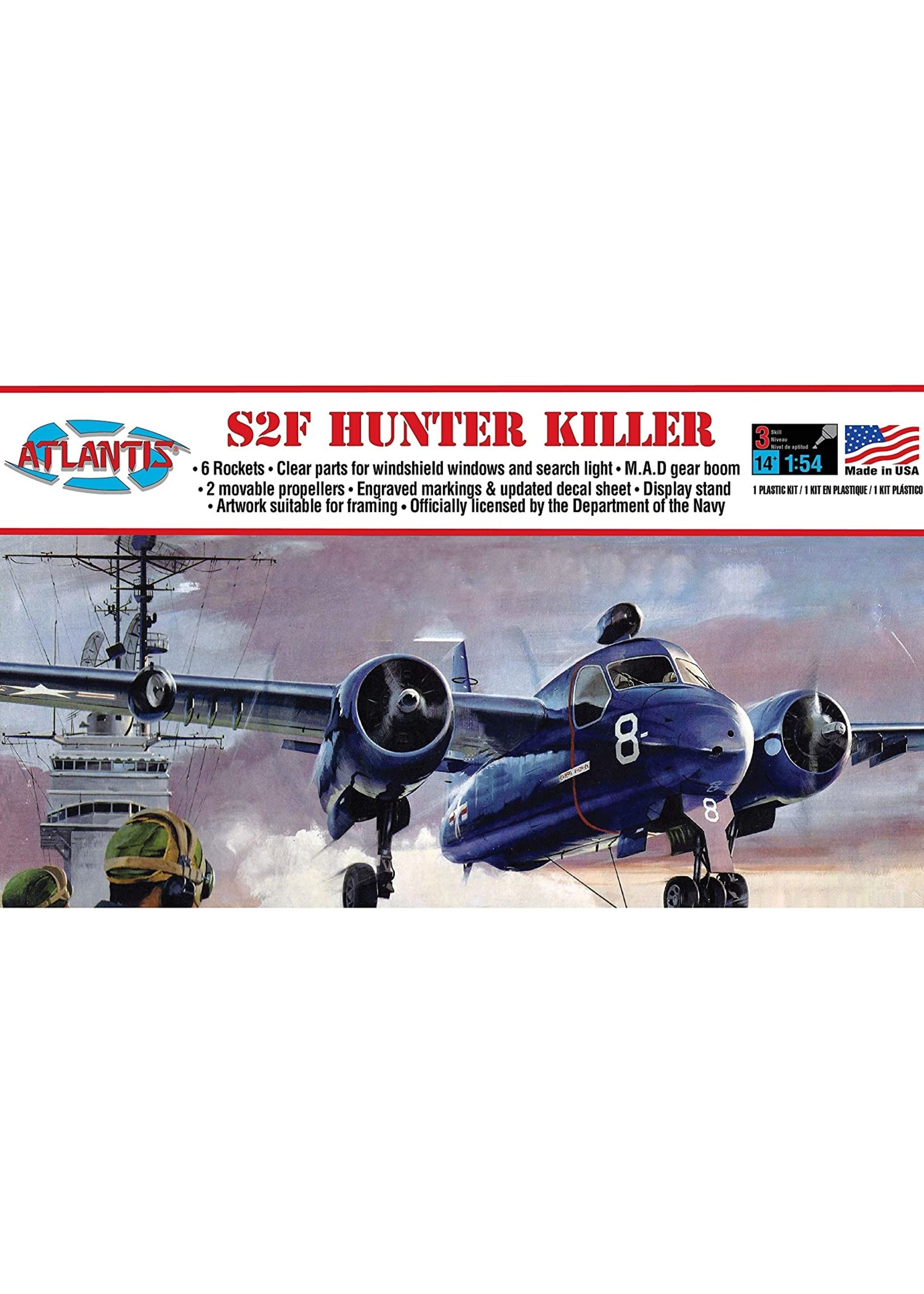 Atlantis 1/54 S2F Hunter Killer