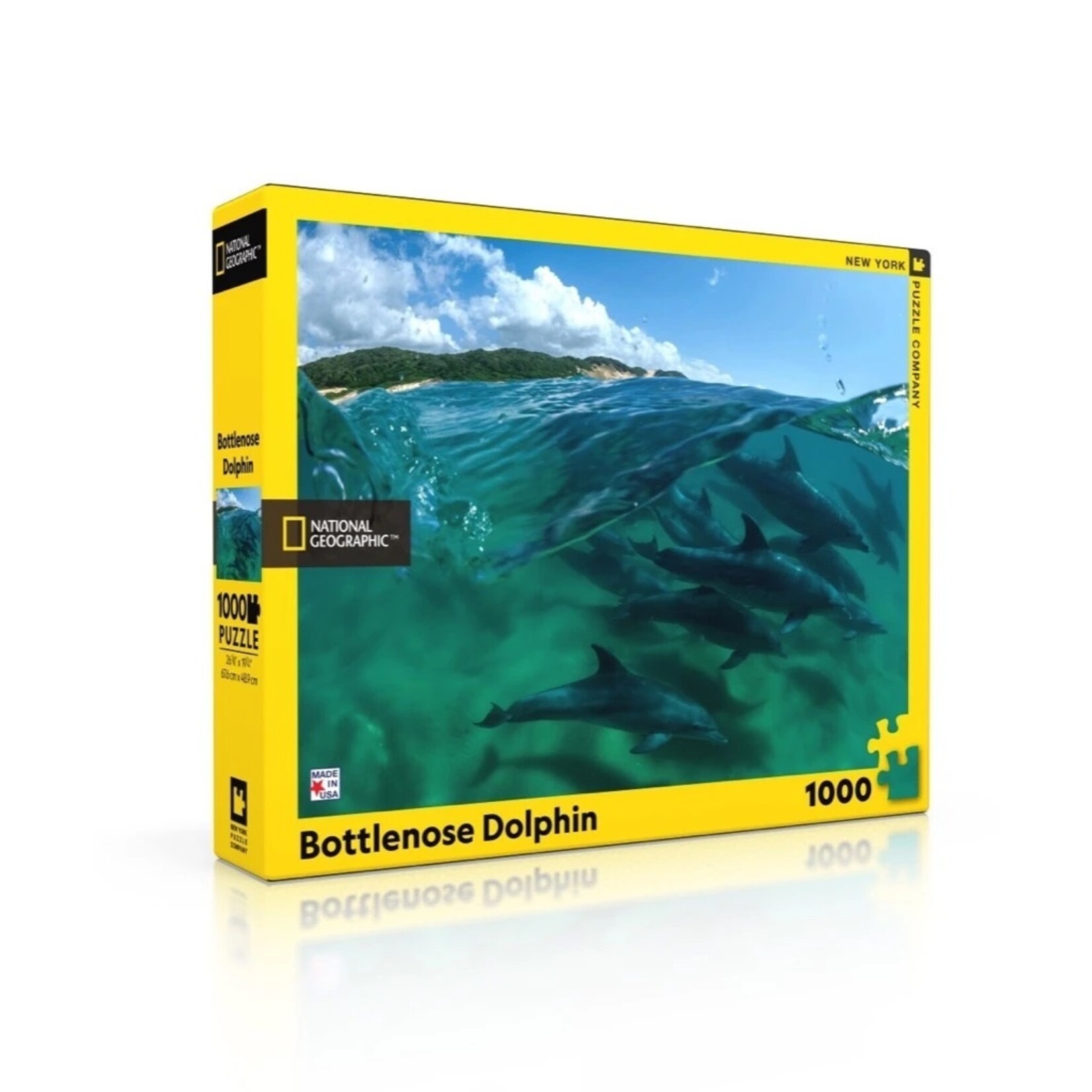 New York Puzzle Co Bottlenose Dolphins - 1000 Piece Puzzle