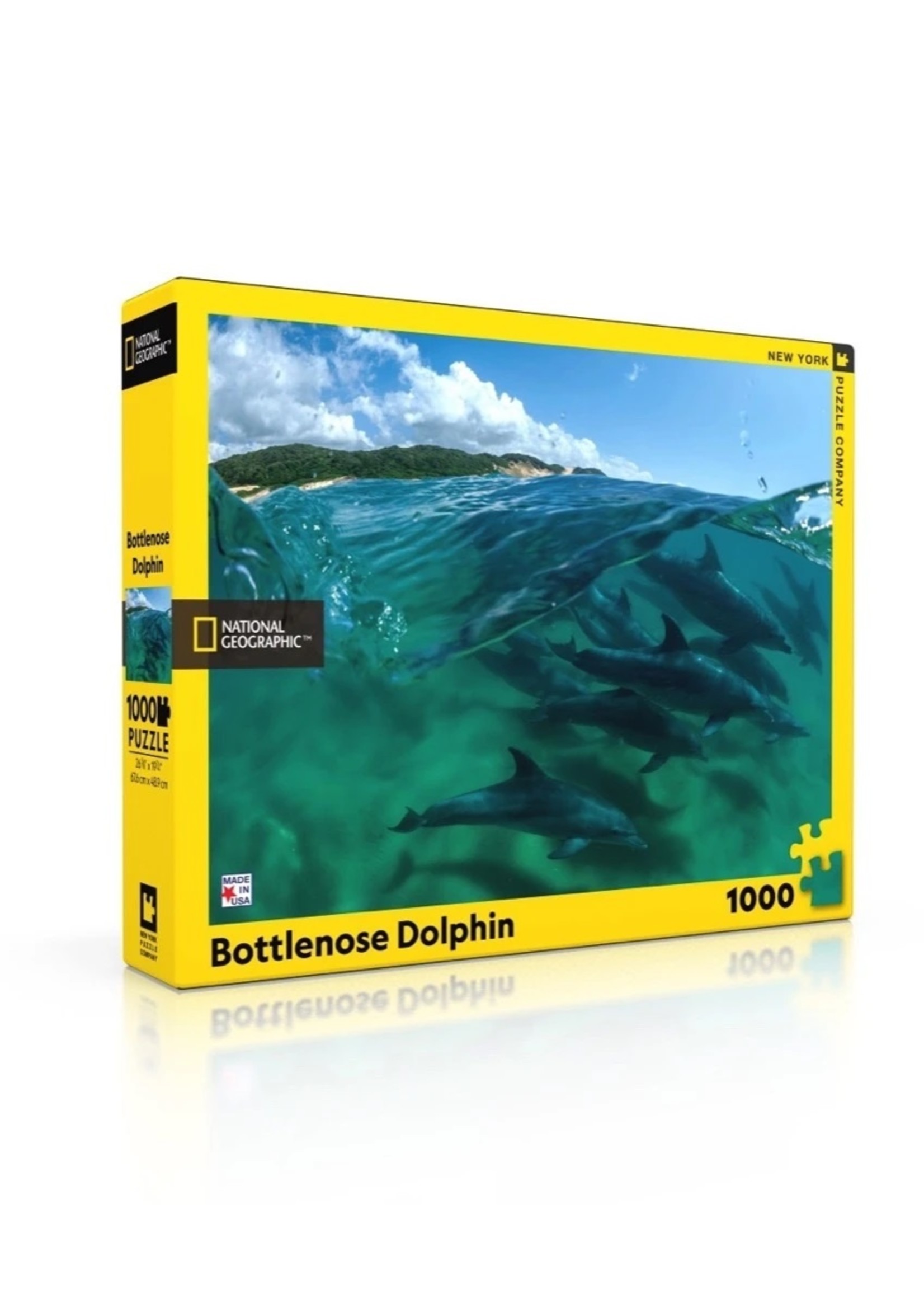 New York Puzzle Co Bottlenose Dolphins - 1000 Piece Puzzle