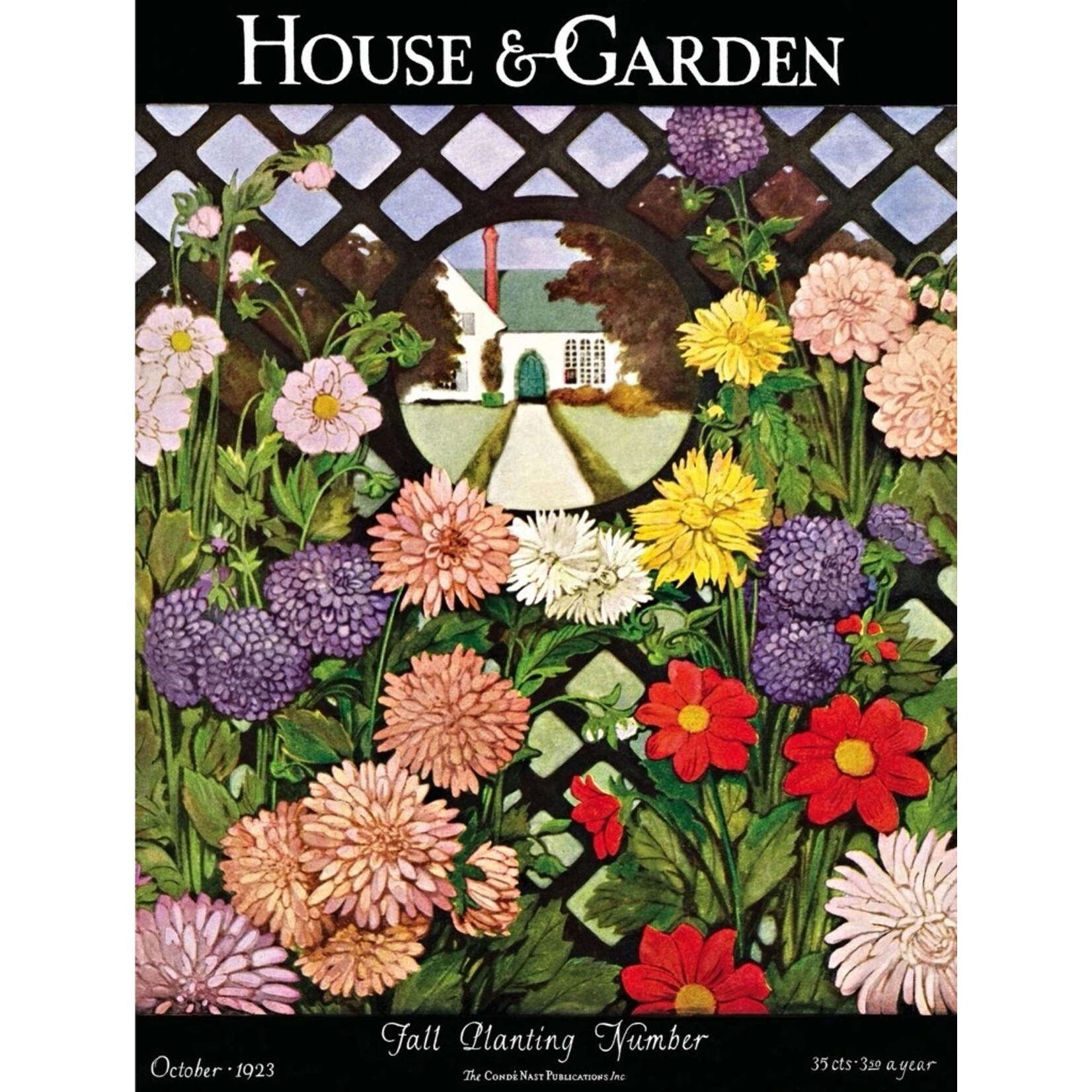 New York Puzzle Co Floral Trellis - 1000 Piece Puzzle