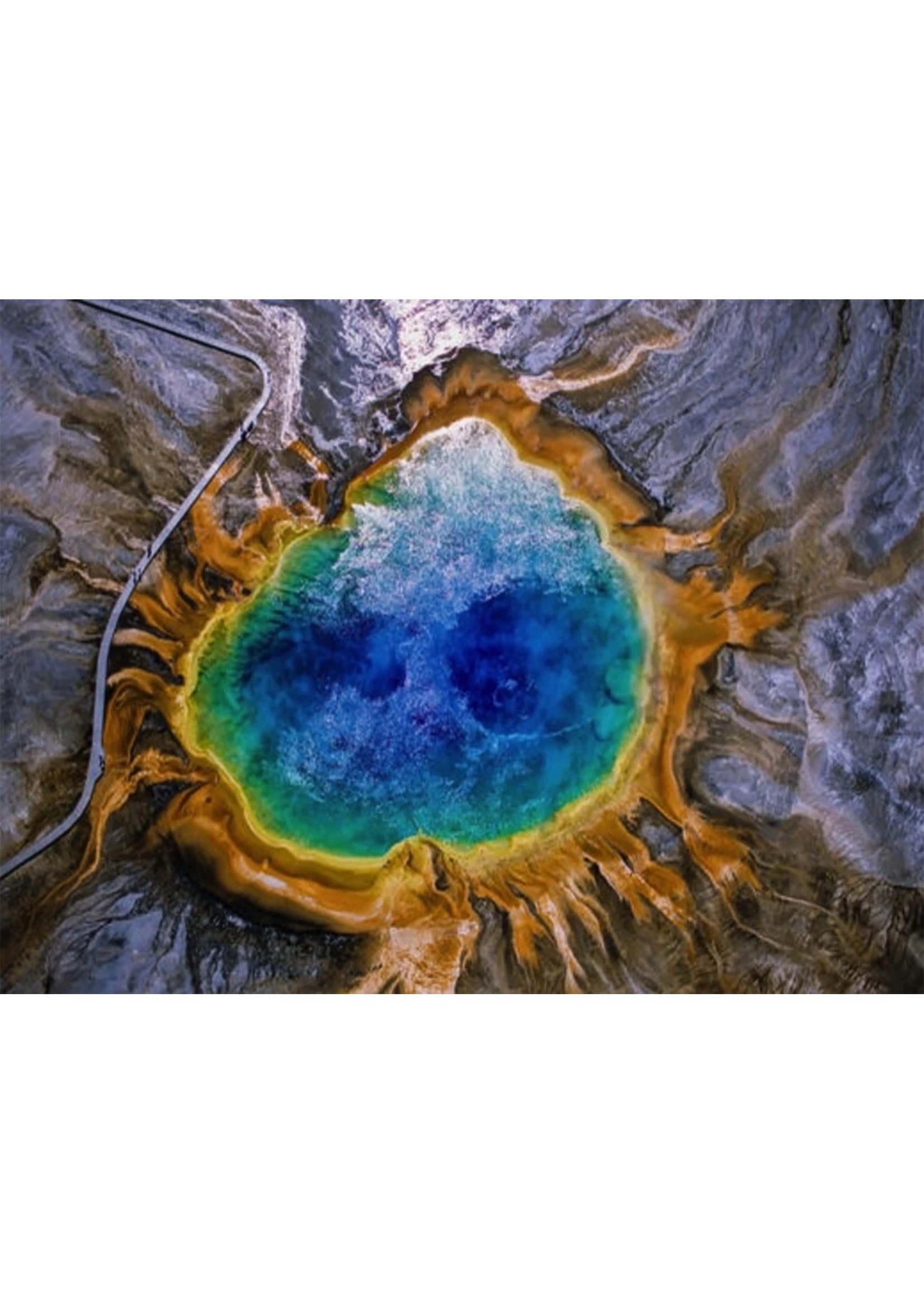 New York Puzzle Co Grand Prismatic Spring - 1000 Piece Puzzle