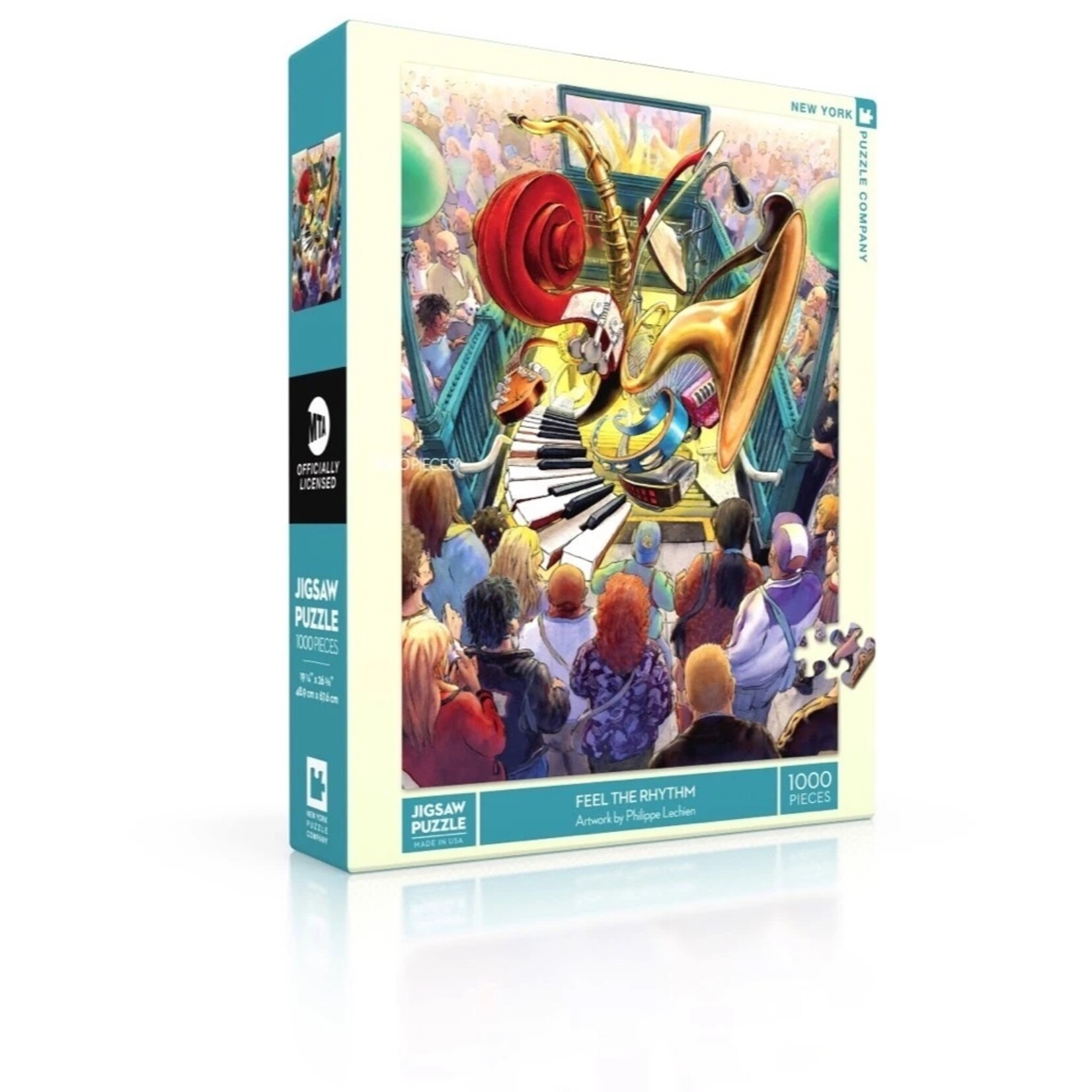 New York Puzzle Co Feel the Rhythm - 1000 Piece Puzzle