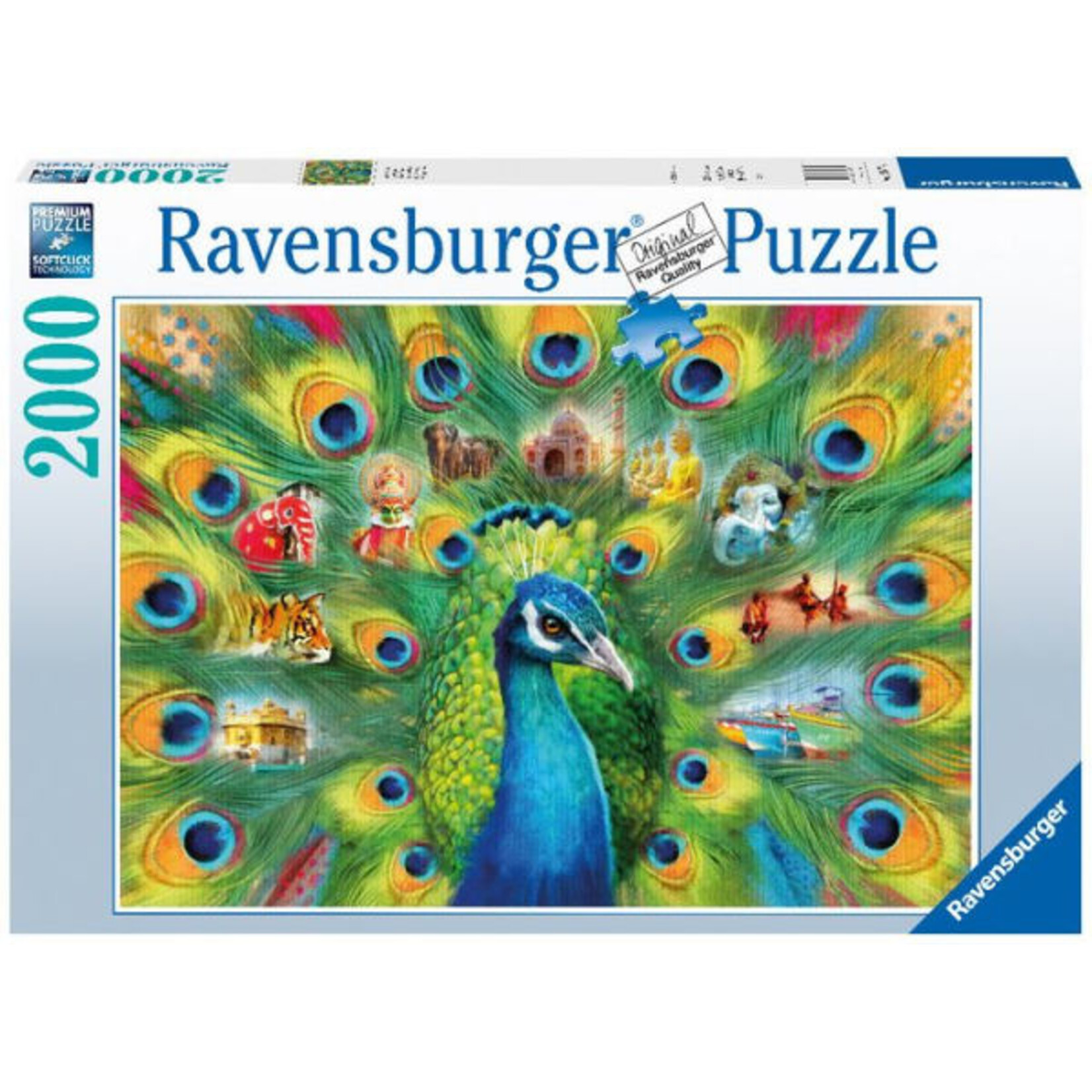 Ravensburger Land of the Peacock - 2000 Piece Puzzle