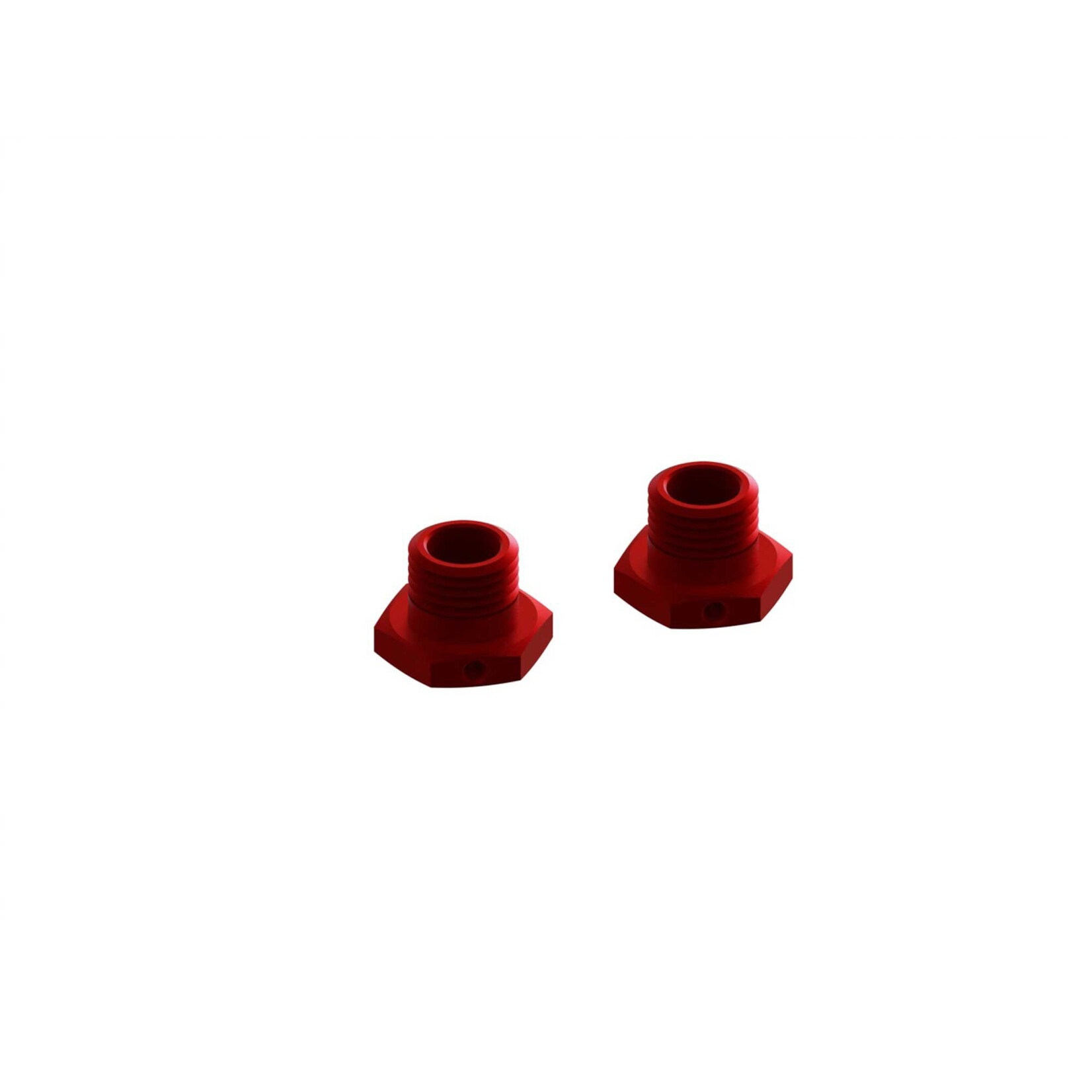 Arrma ARA311035 - Aluminum Wheel Hex 17mm 14.6mm Thick Red (2)