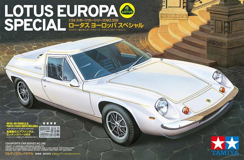 Tamiya 24358 - 1/24 Lotus Europa Special Plastic Model Kit - Hub Hobby