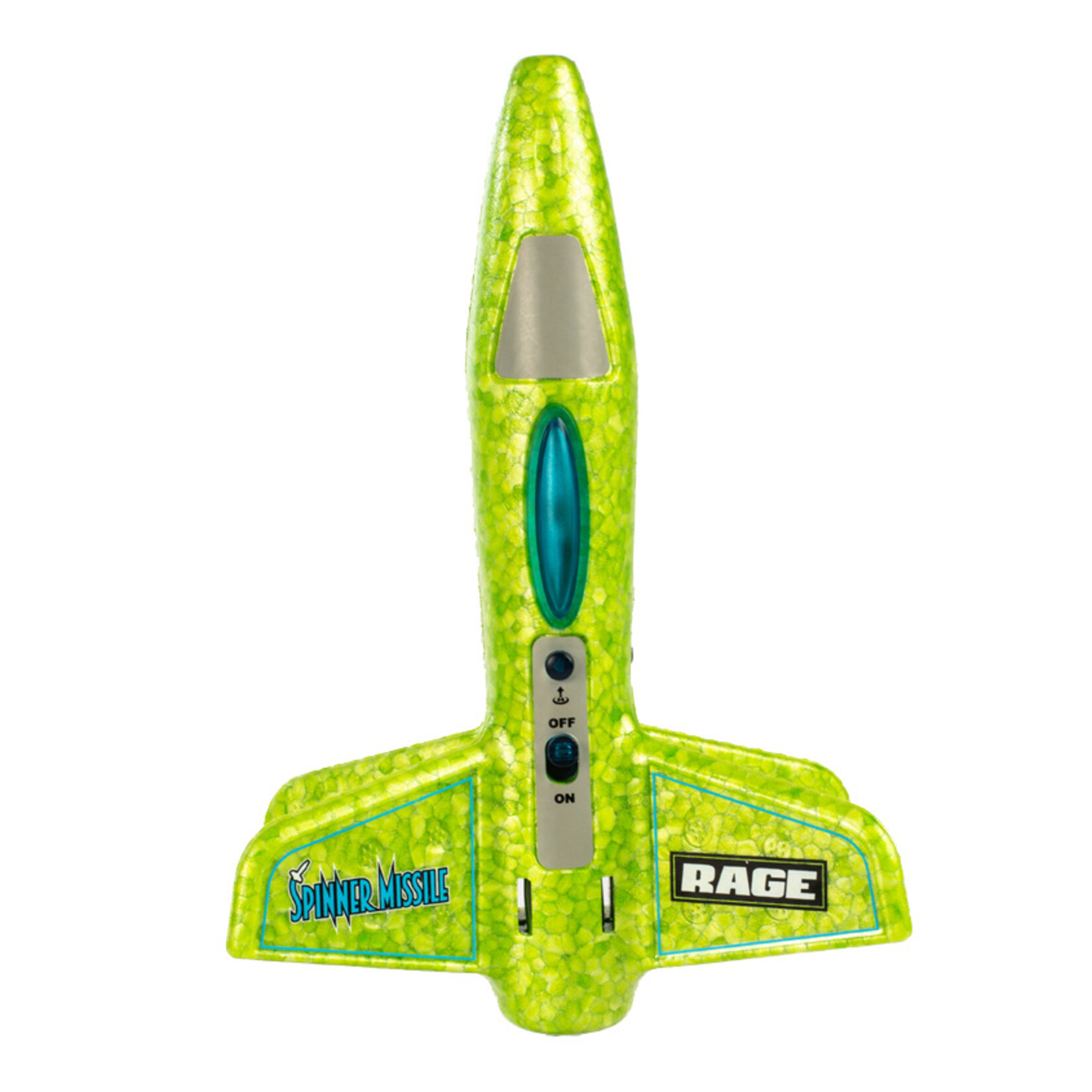 Rage RC Spinner Missile Electric Free-Flight Rocket - Green