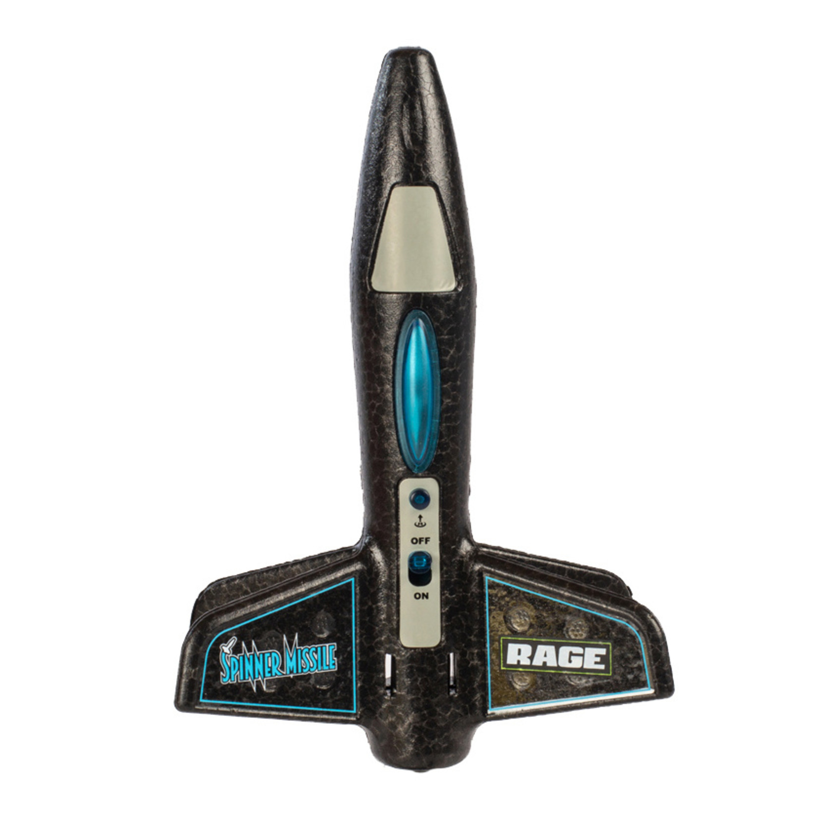 Rage RC Spinner Missile Electric Free-Flight Rocket - Black