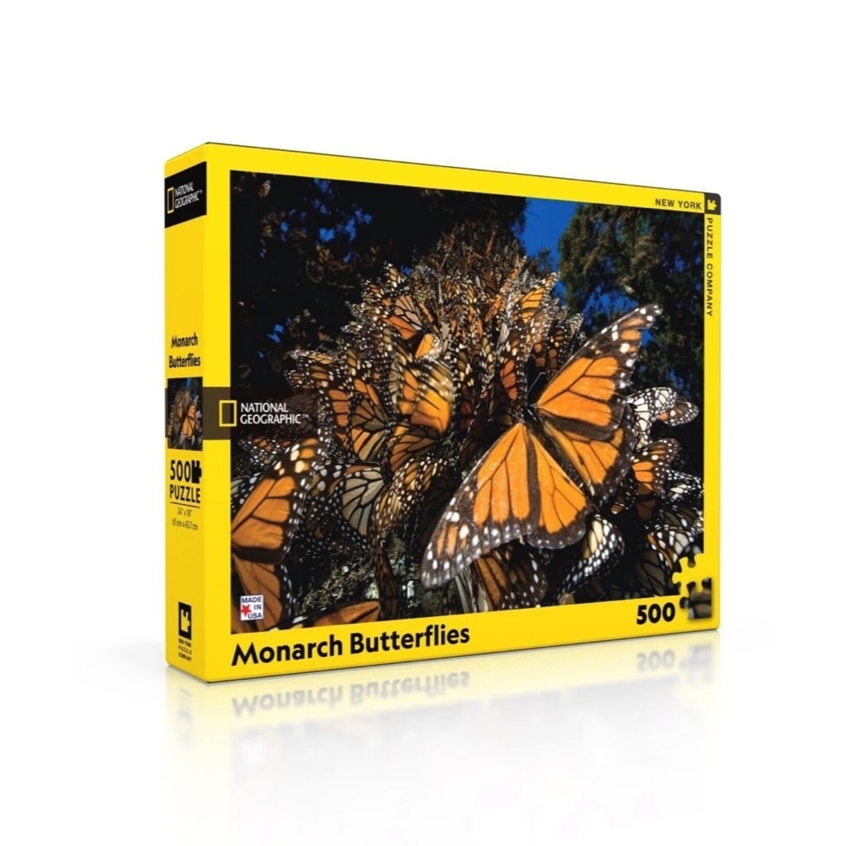 New York Puzzle Co Monarch Butterflies - 1000 Piece Puzzle
