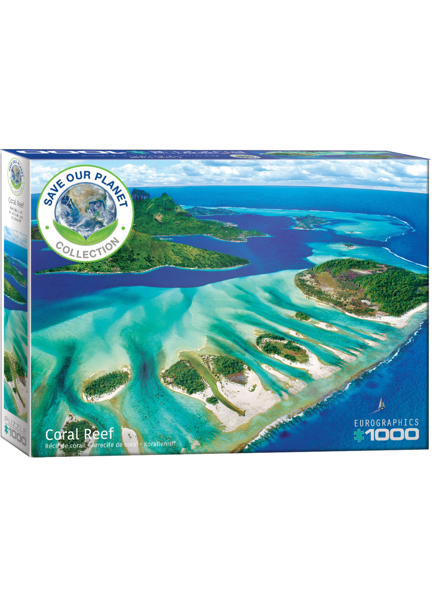 Eurographics Coral Reef - 1000 Piece Puzzle