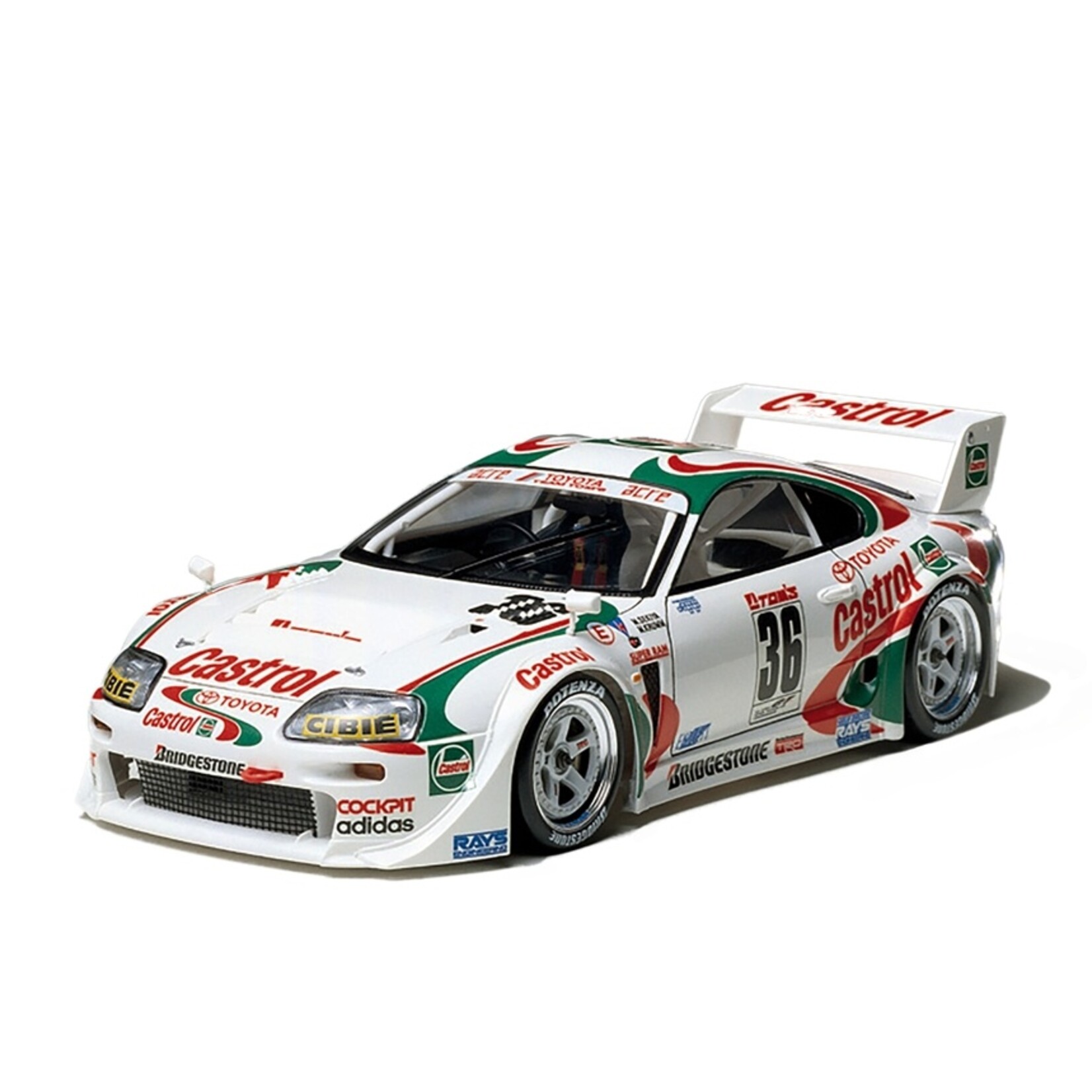 CASTROL TOYOTA TOM'S SUPRA GT ボディ×2 Tamiya 24163 - 1/24 Castrol Toyota Toms Supra Plastic Model