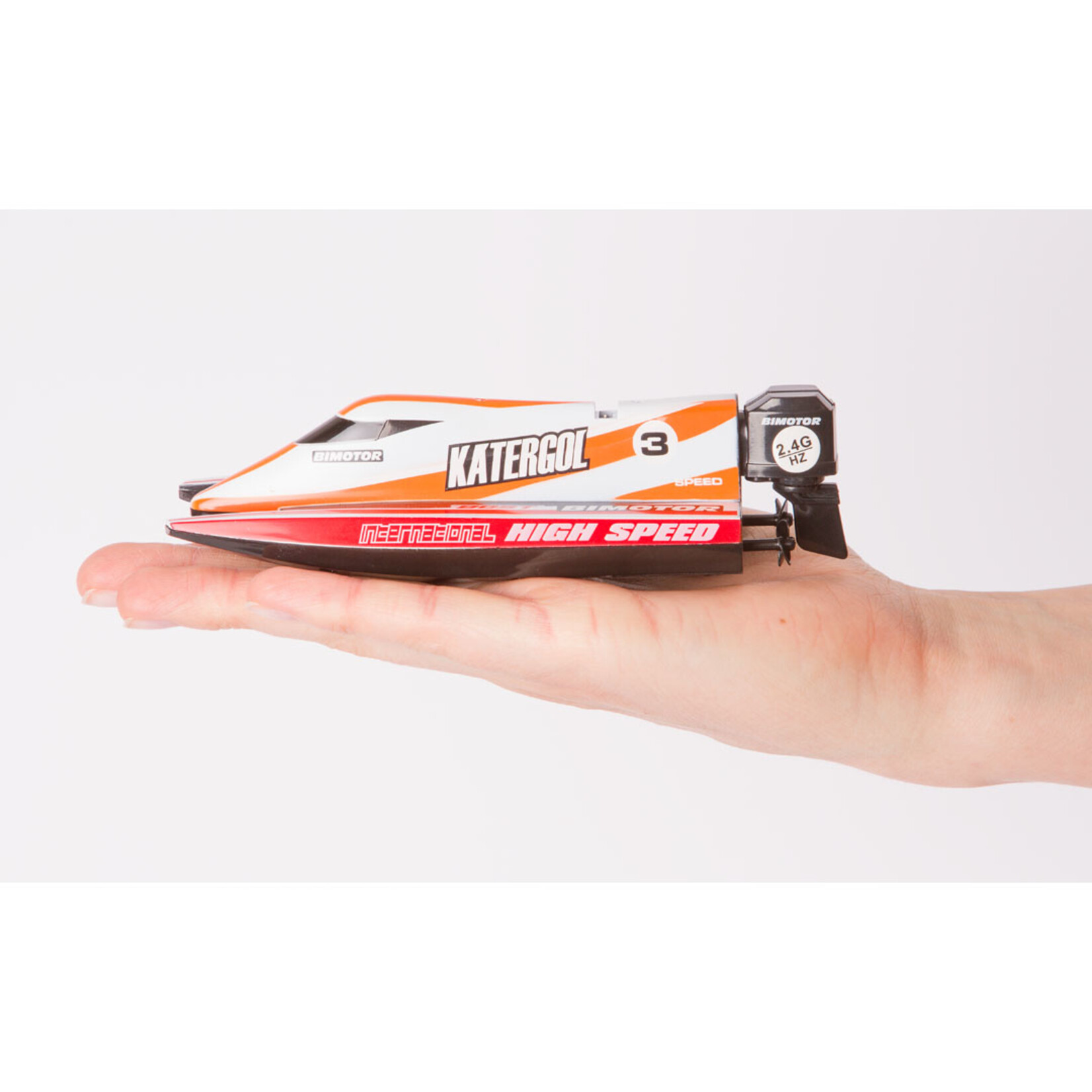 Invento RC Mini Race Boat - Red