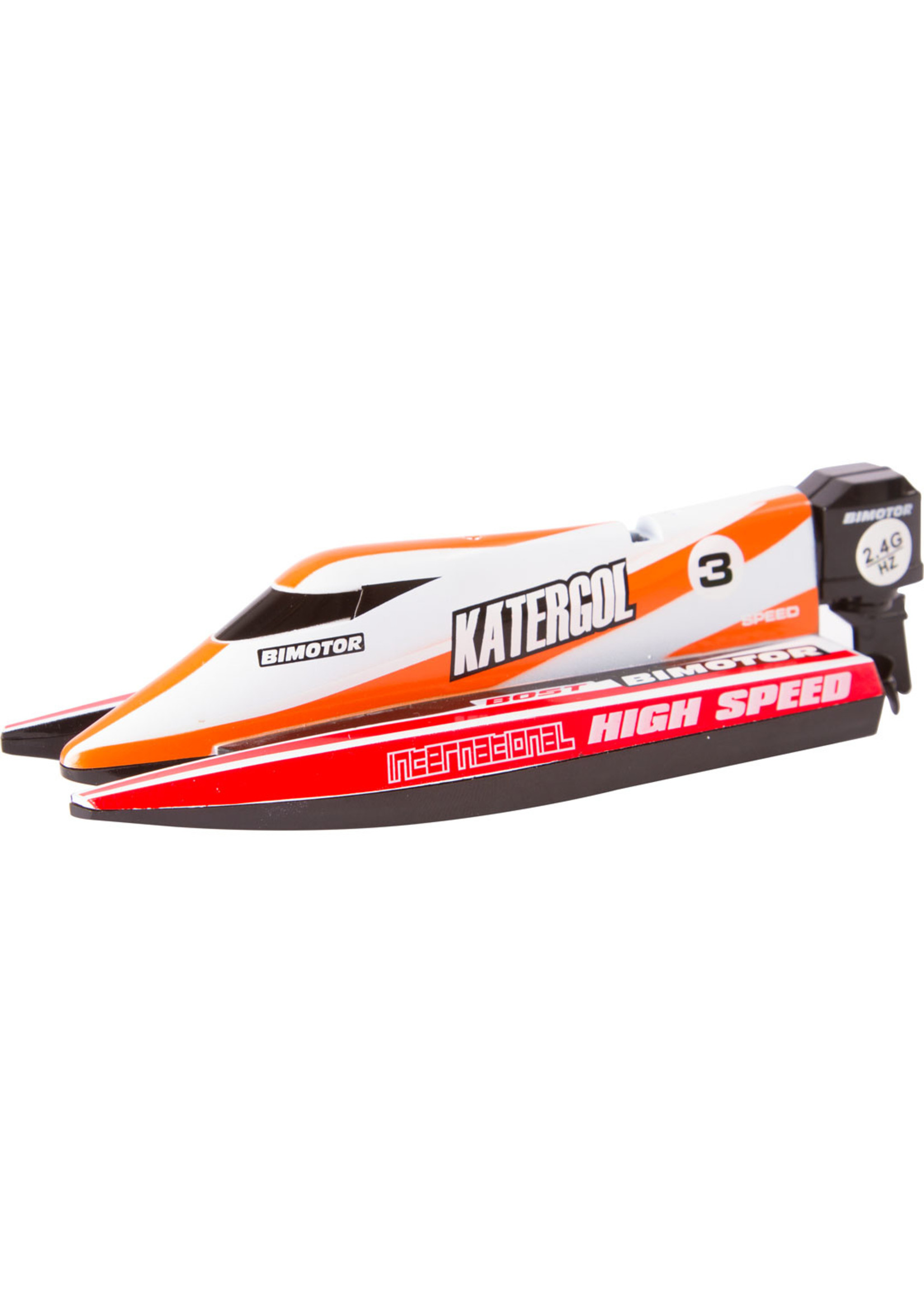 Invento RC Mini Race Boat - Red