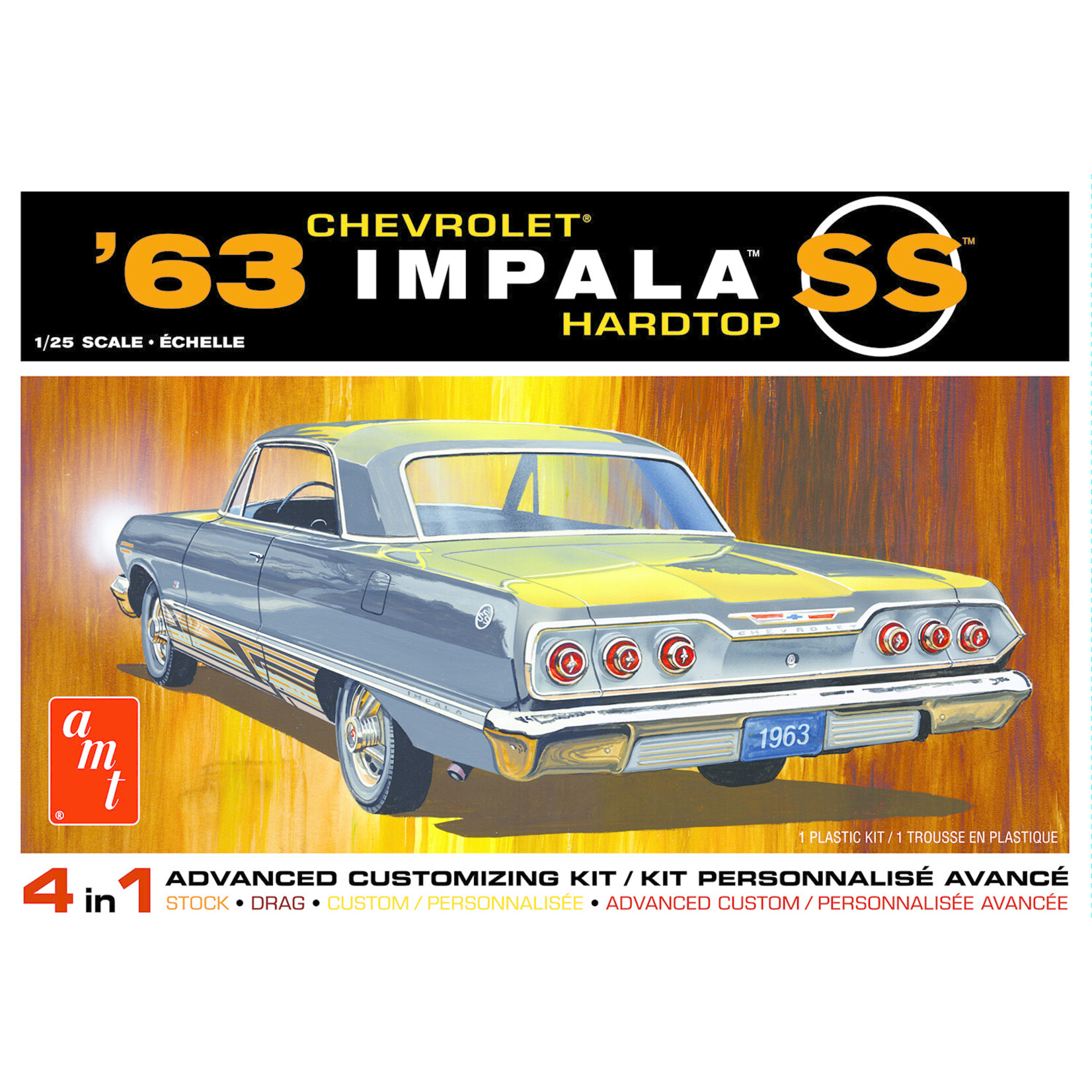 AMT 1149M - 1/25 1963 Chevy Impala SS Hardtop