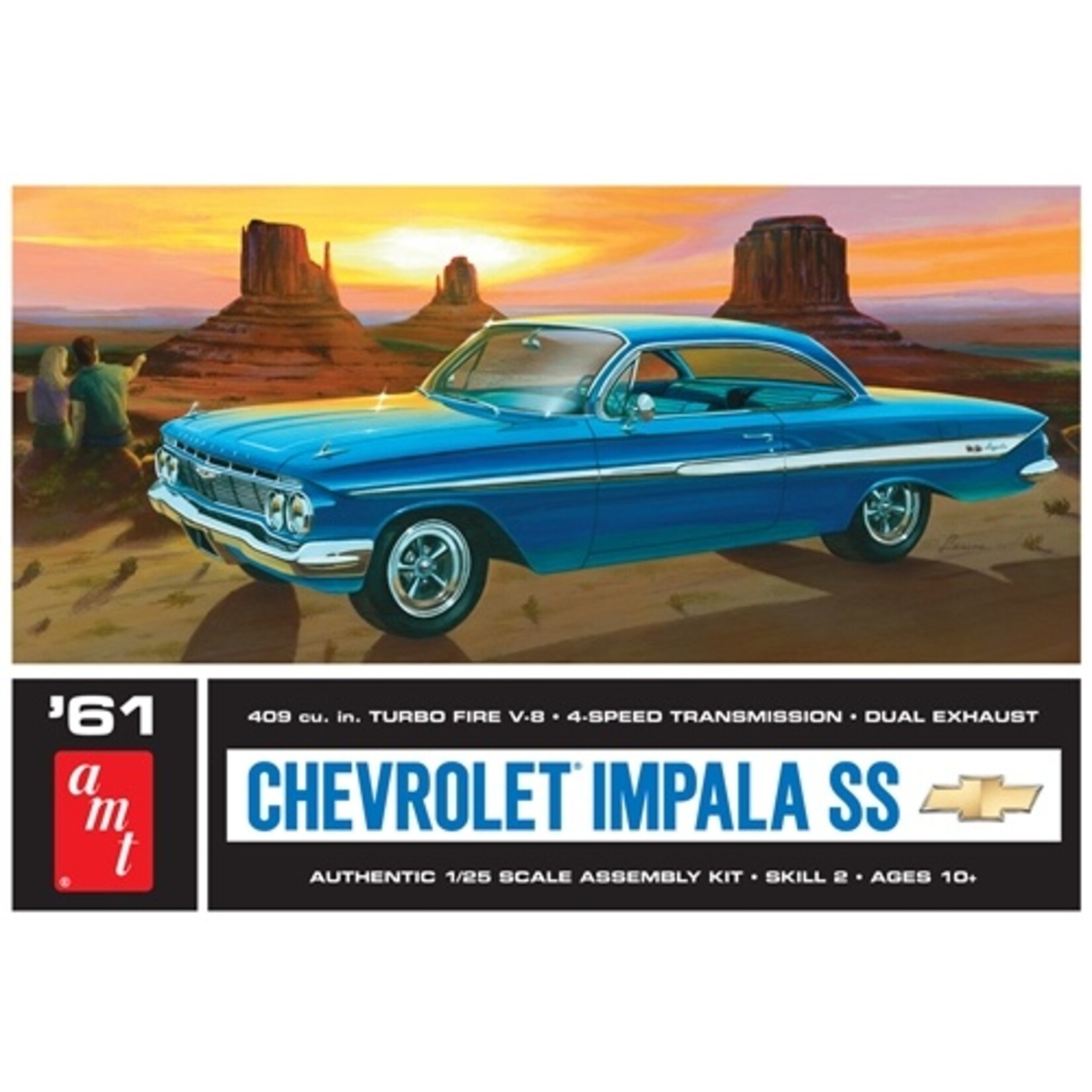 AMT 1013 - 1/25 1961 Chevy Impala SS