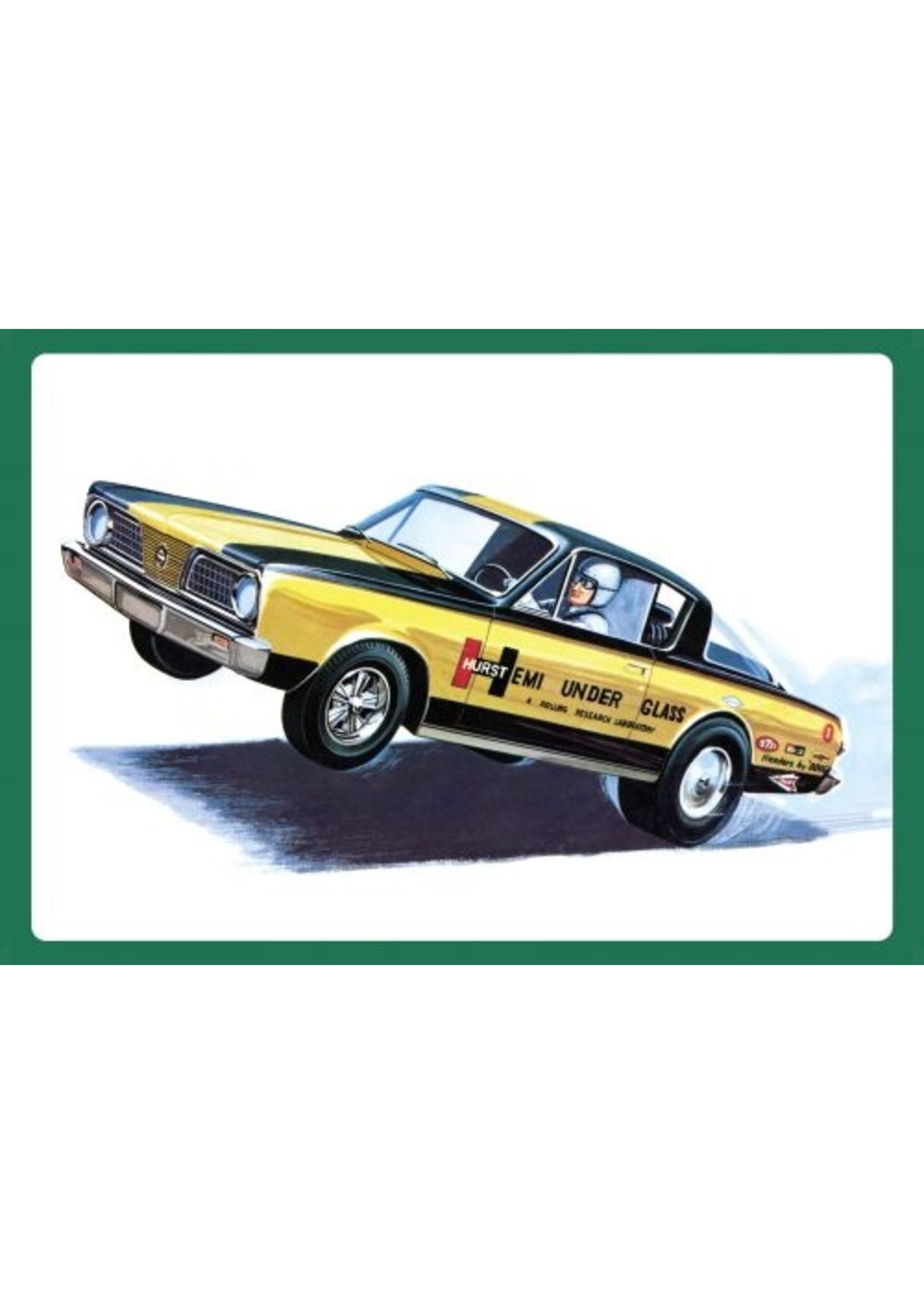 AMT 1966 Plymouth Barracuda Hemi Under Glass 1:25 Model Car Kit – New, AUTOGRAPHED