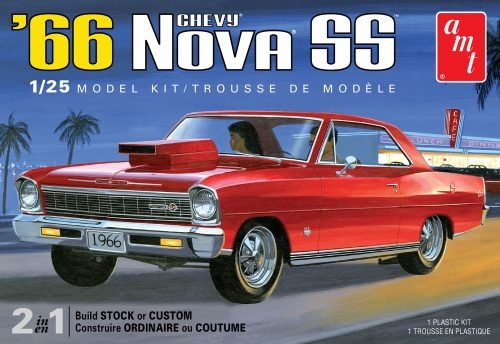 AMT 1198M - 1/25 1968 Chevy Nova SS Plastic Model Kit - Hub Hobby