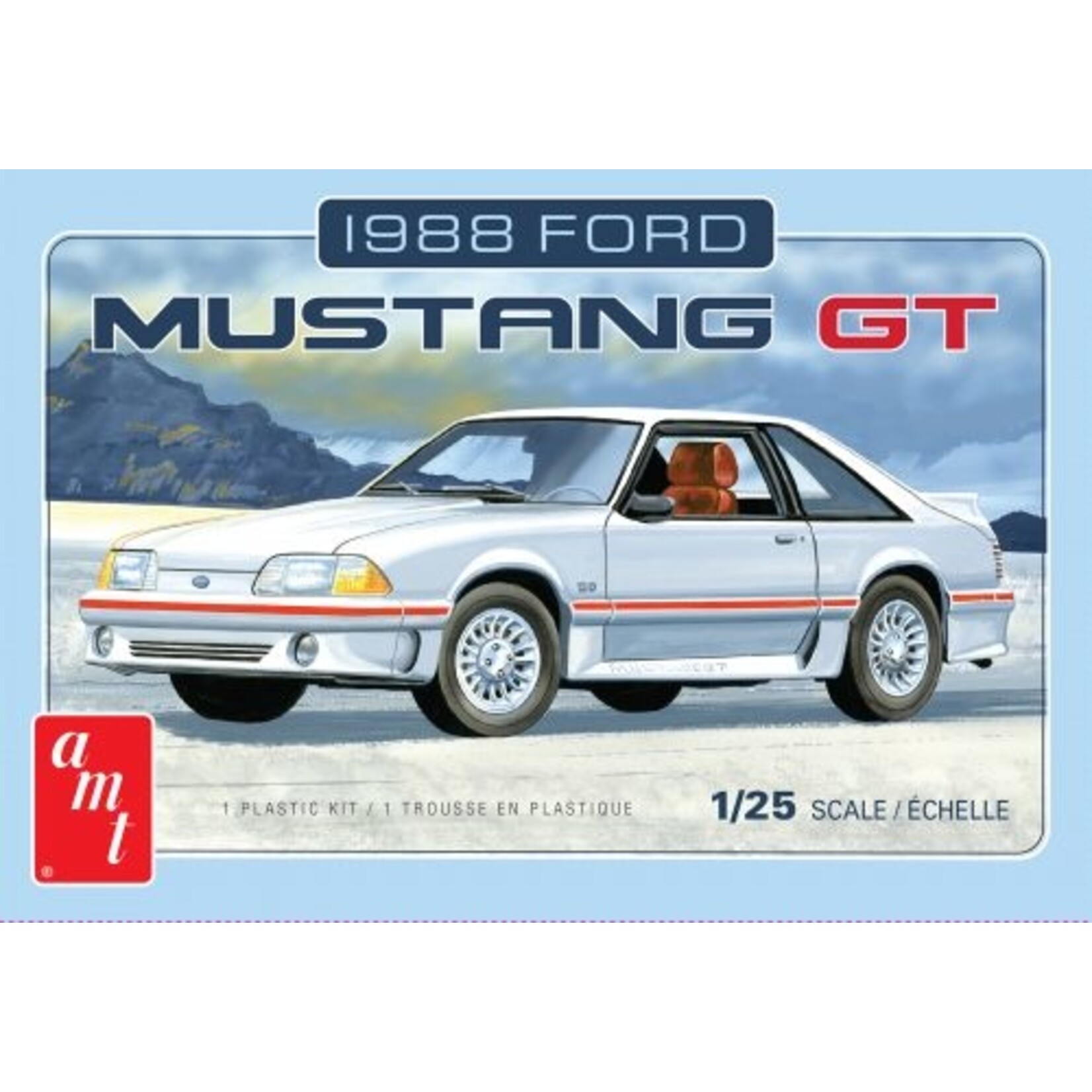 AMT 1216M - 1/25 1988 Ford Mustang GT