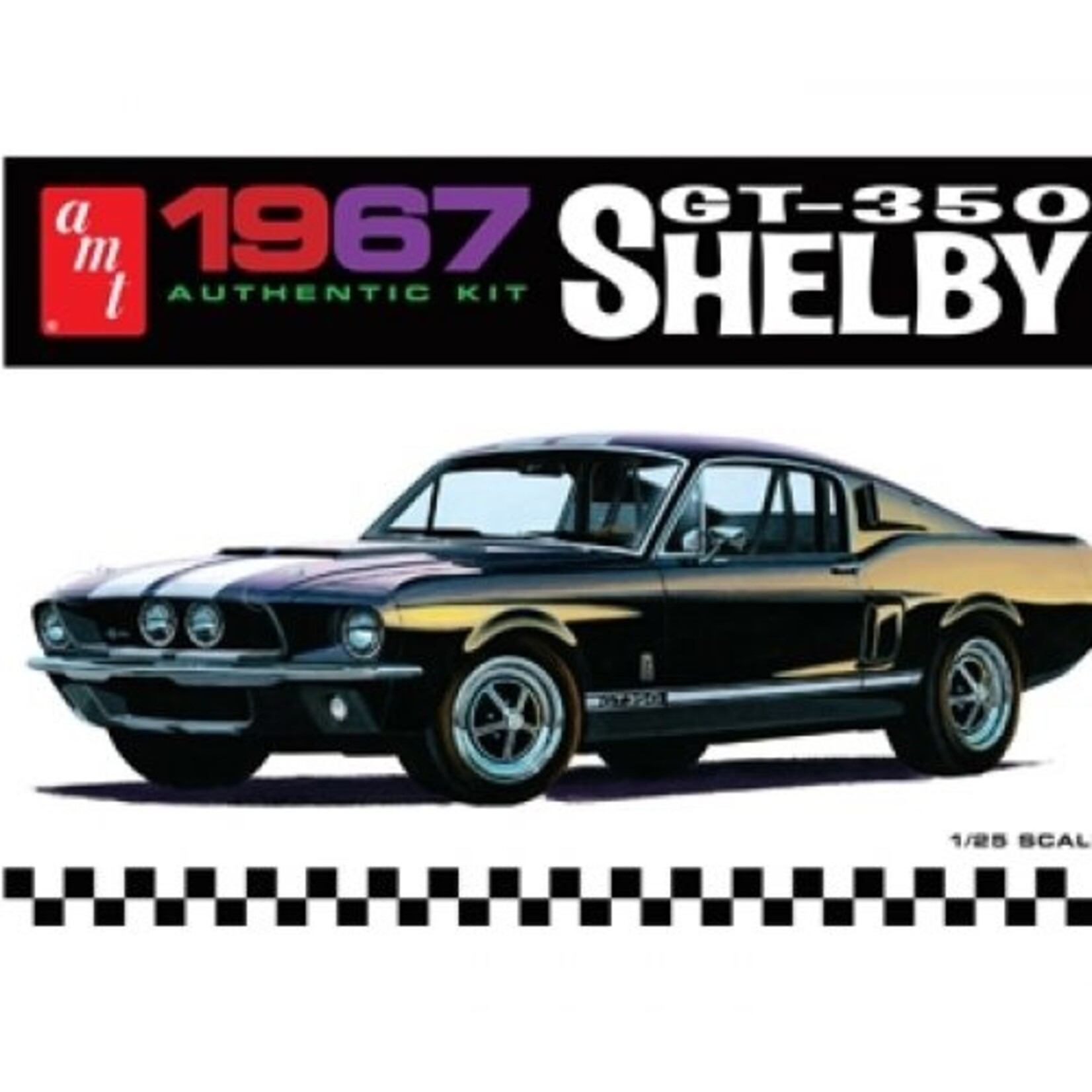 AMT 834 - 1/25 1967 Shelby GT350 - Black
