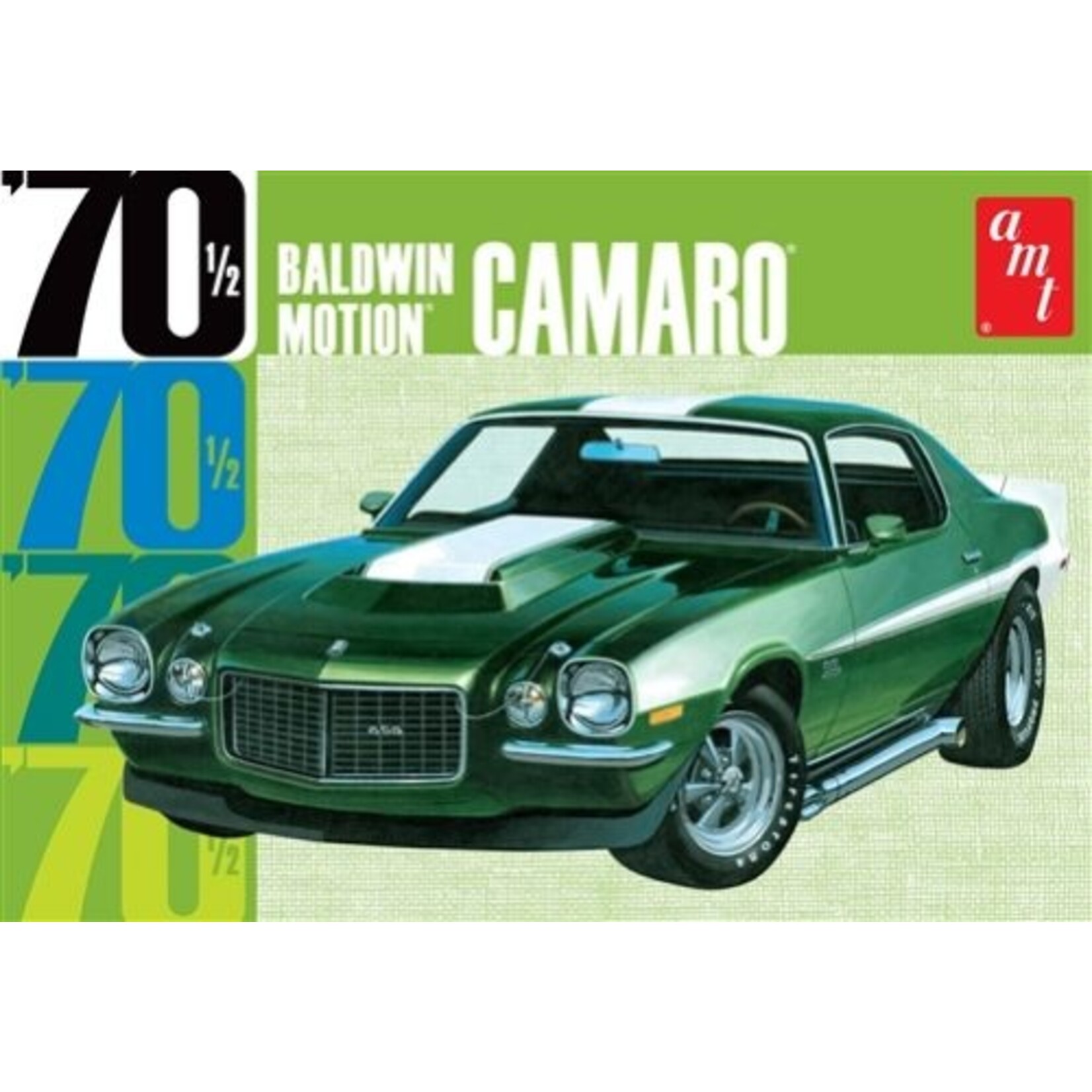 AMT 855 - 1/25 1970 Baldwin Motion Chevy Camaro - Dark Green
