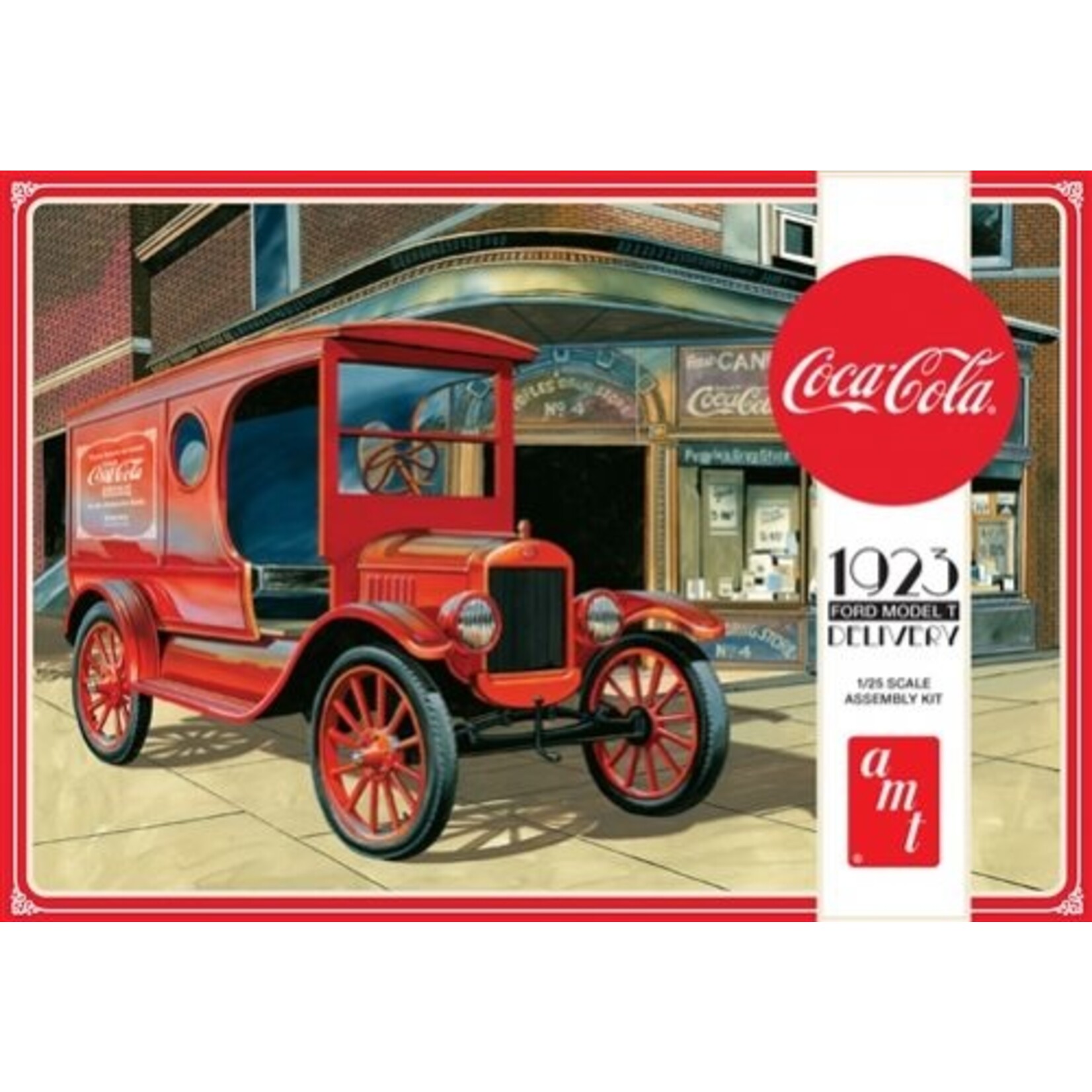AMT 1024 - 1/25 1923 Ford Model T Delivery Truck (Coca-Cola)