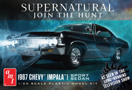 AMT 1124 - 1/25 1967 Chevy Impala 4-Door - Supernatural Model Kit