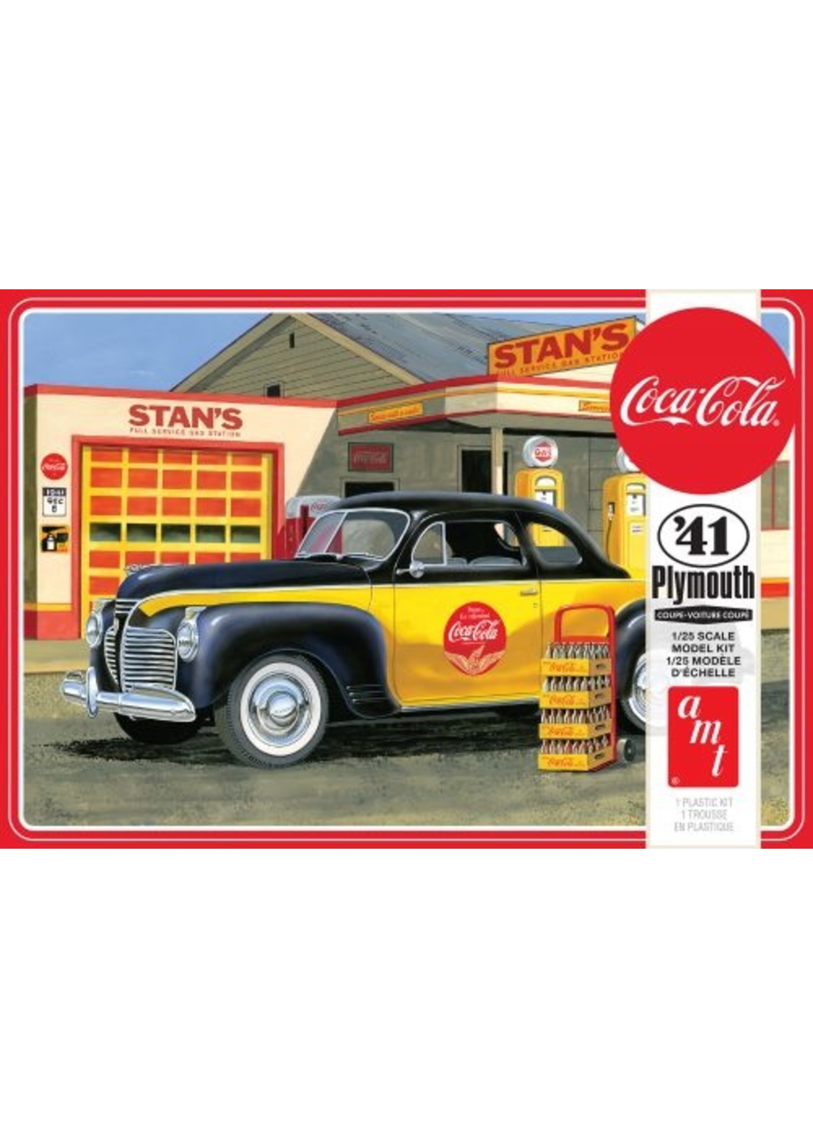AMT 1197M - 1/25 1941 Plymouth Coupe (Coca-Cola)