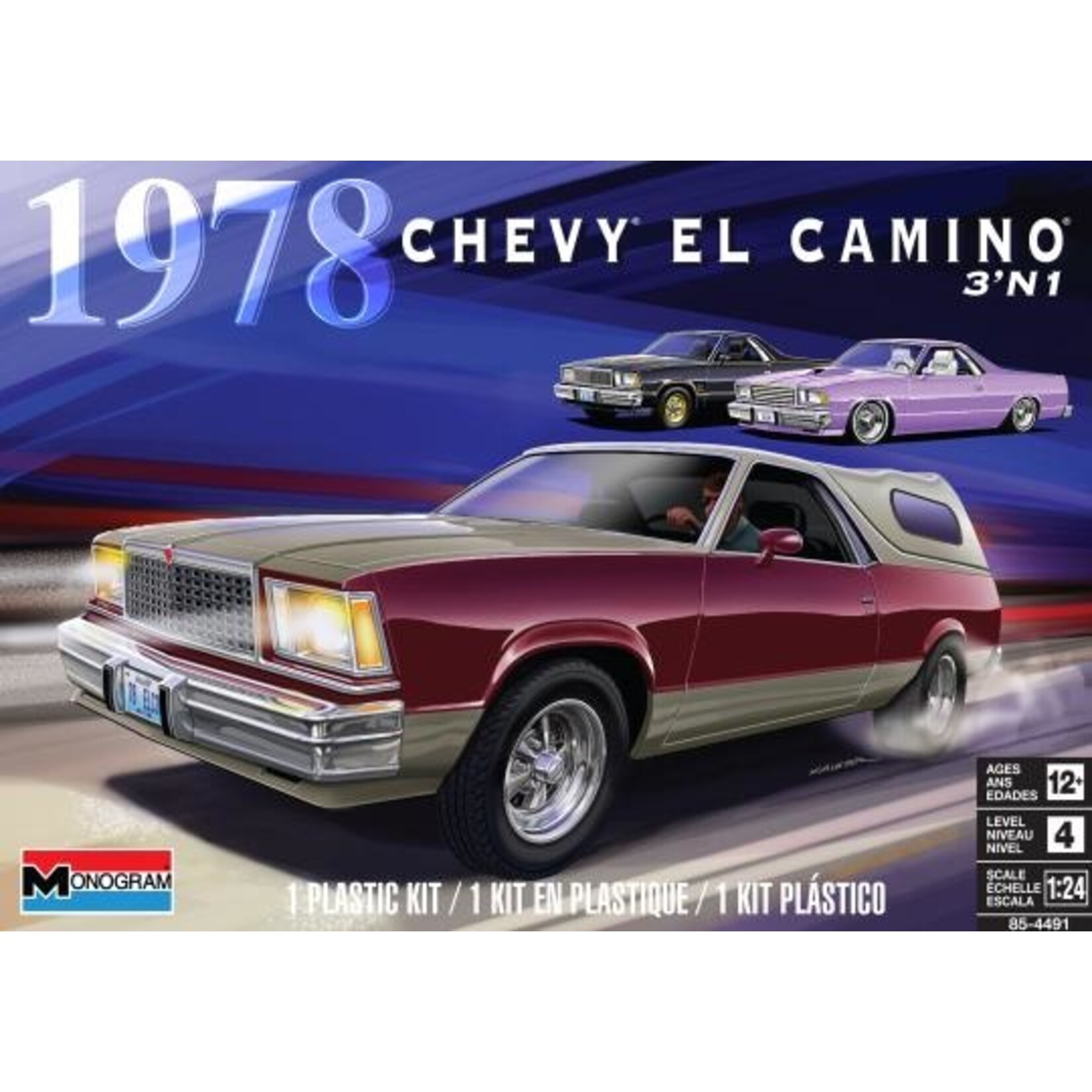 Revell 4491 - 1/24 1976 Chevy El Camino 3n1