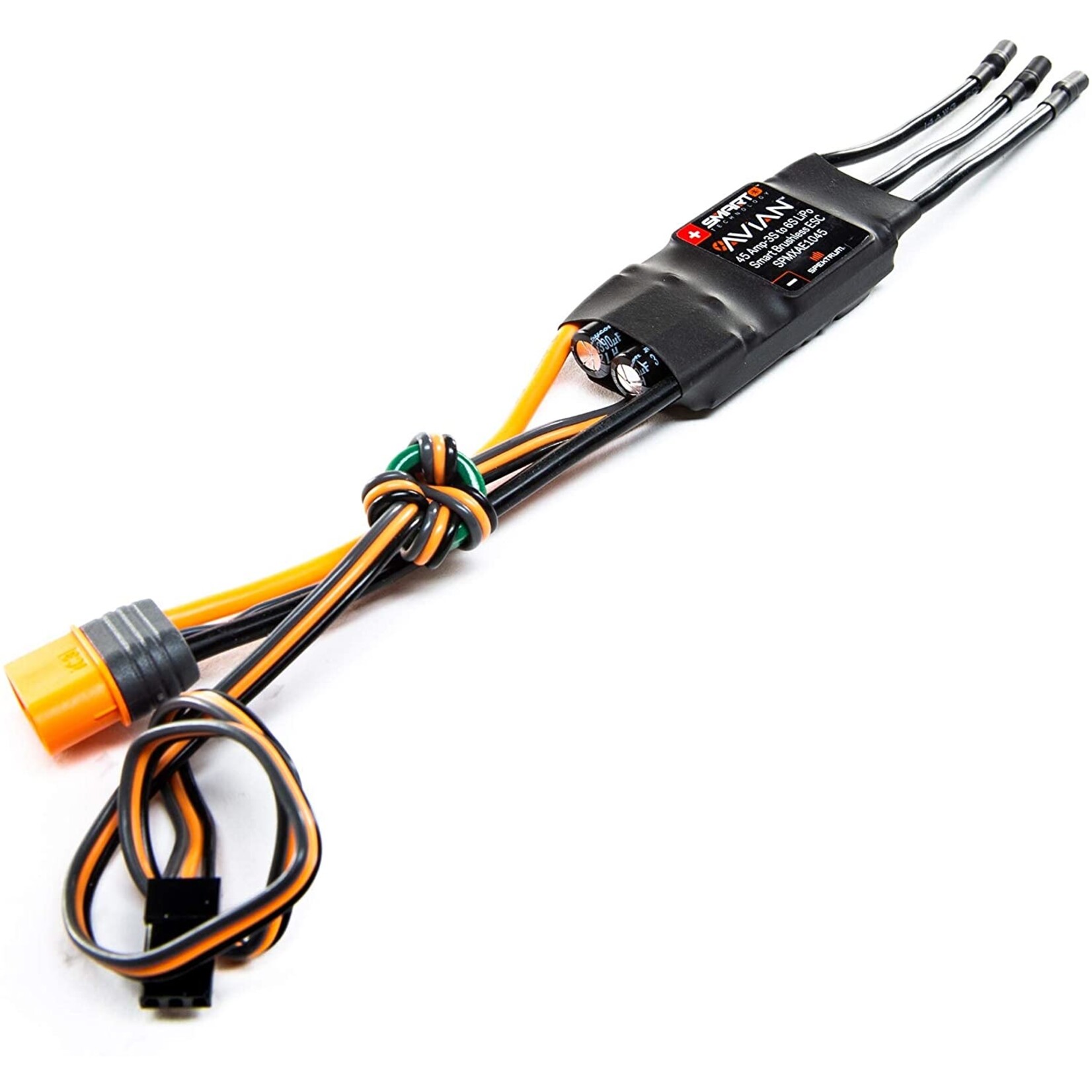 Spektrum SPMXAE1045 - Avian 45 Amp Brushless Smart ESC - 3S-6S