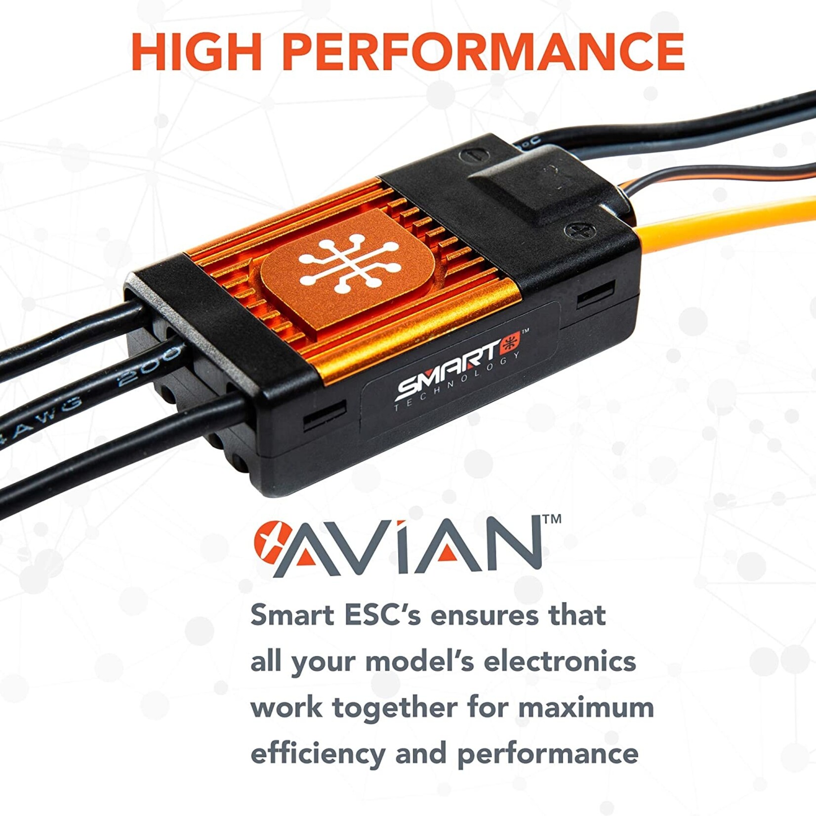 Spektrum SPMXAE1015 - Avian 15amp Brushless Smart ESC - 2S-4S