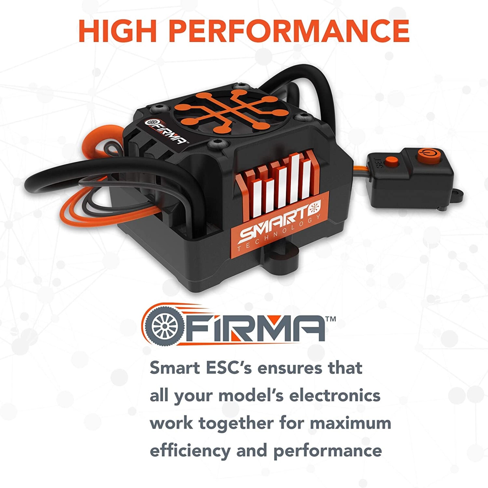 Spektrum SPMXSE1040RX - Firma 40amp Brushed Smart 2-in-1 ESC & Receiver
