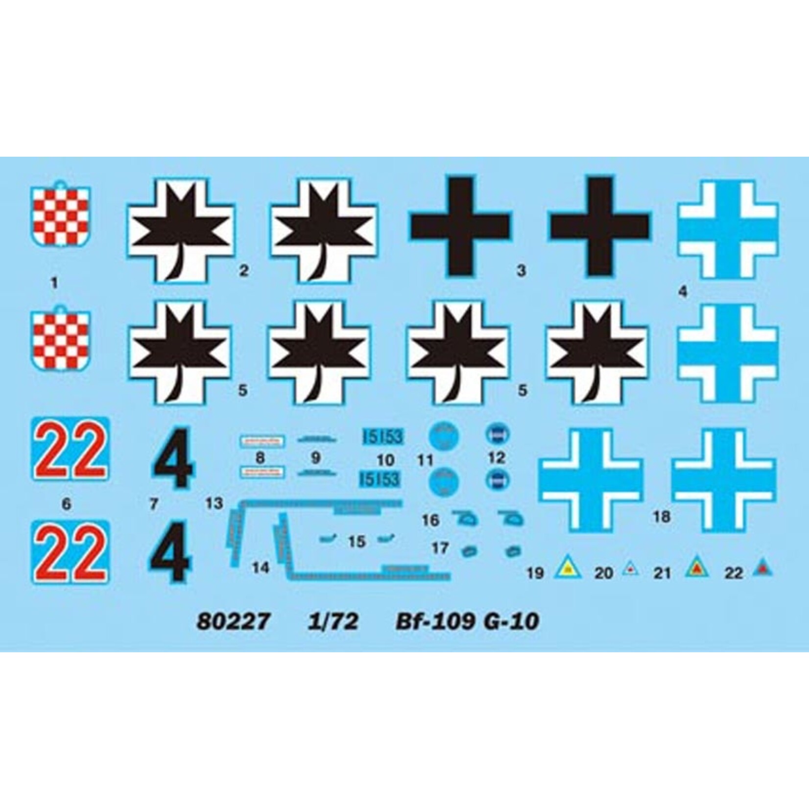 Hobby Boss 80227 - 1/72 Bf-109 G-10 Messerschmitt