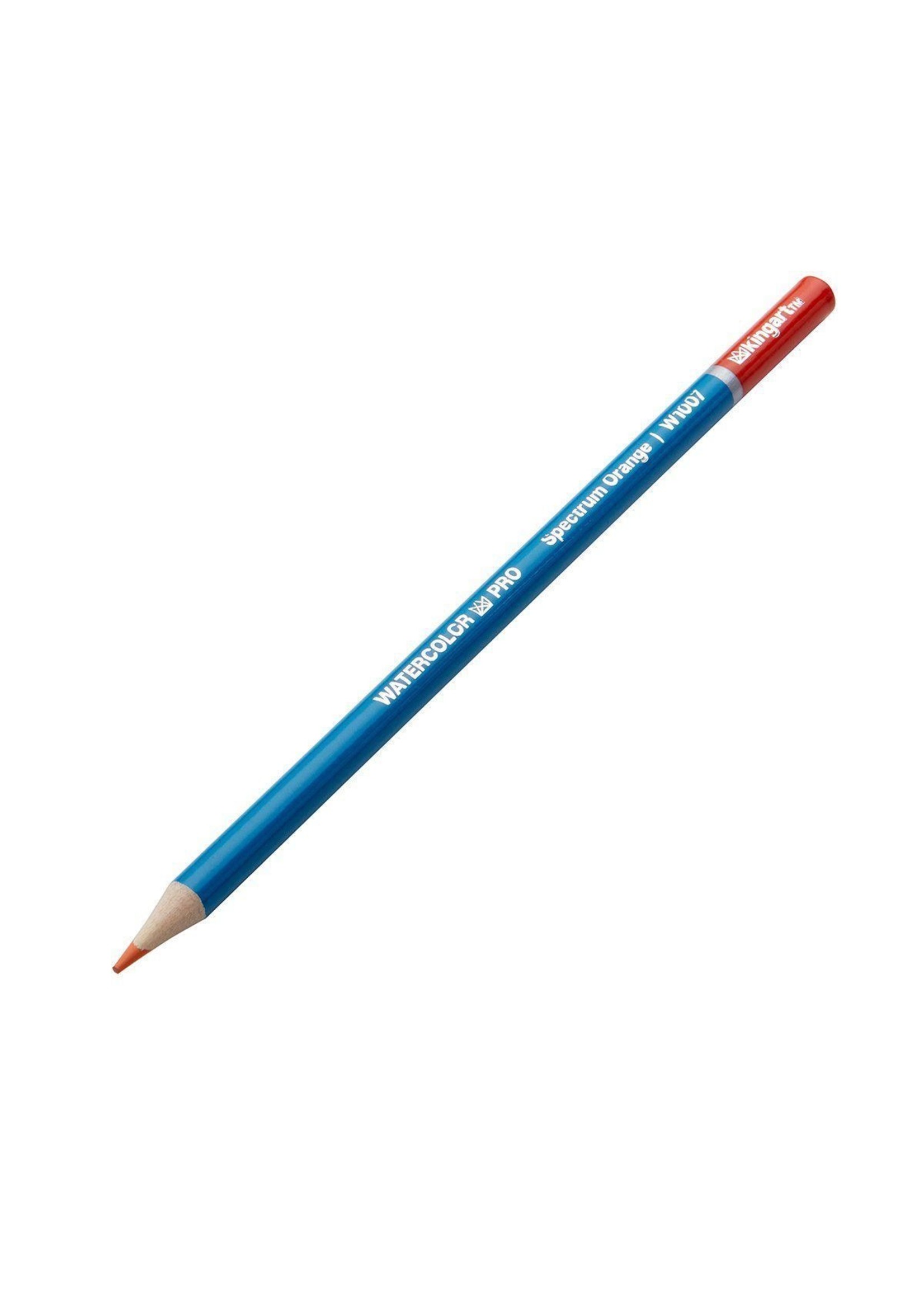 KINGART PRO 310-12 - Watercolor Pencils in Tin - 12 Unique Colors
