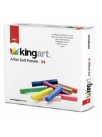 Kingart Artist Soft Pastels Set - 24 Unique Colors