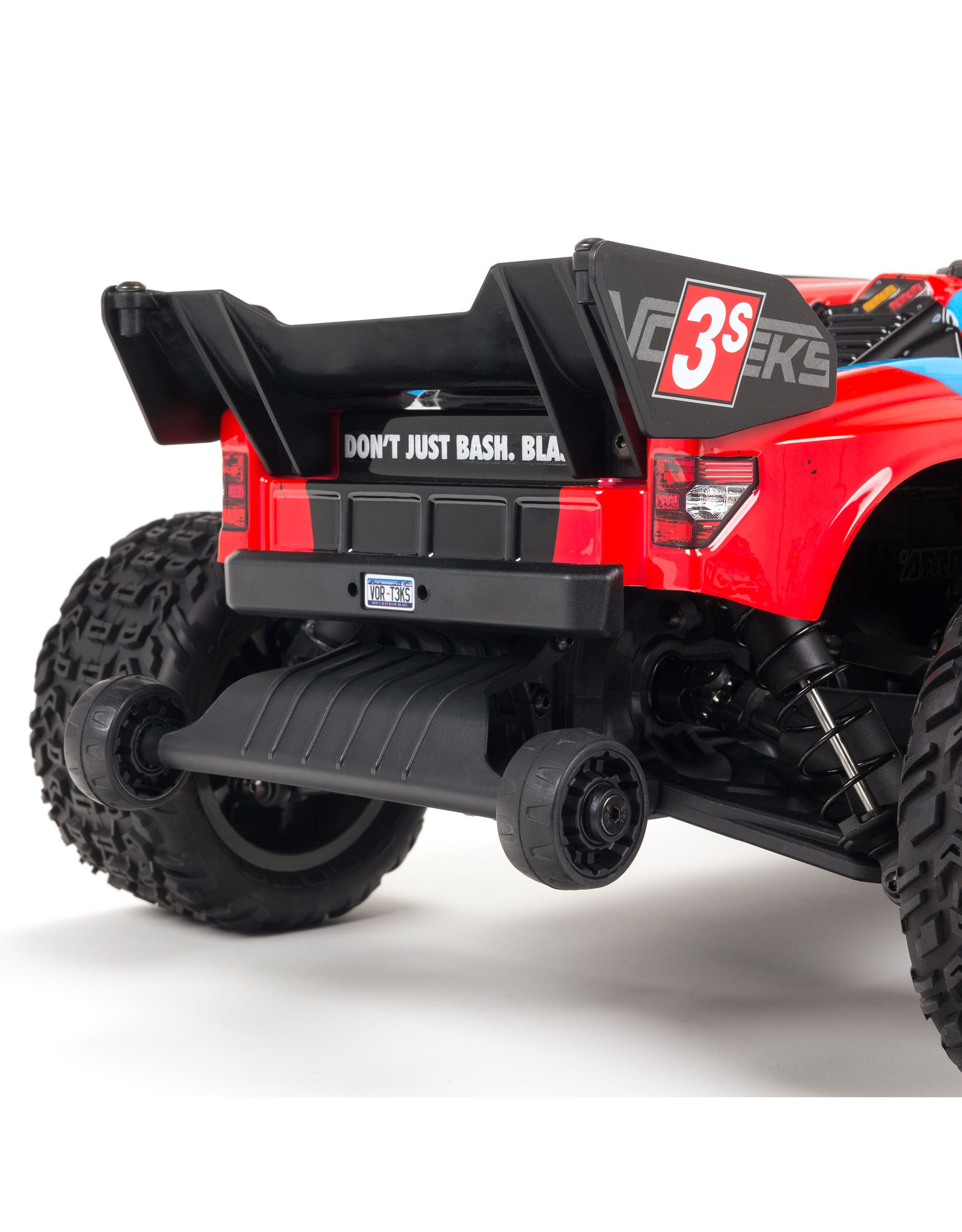 ARA4305V3T1 - 1/10 VORTEKS 4X4 3S BLX Stadium Truck RTR - Red - Hub Hobby