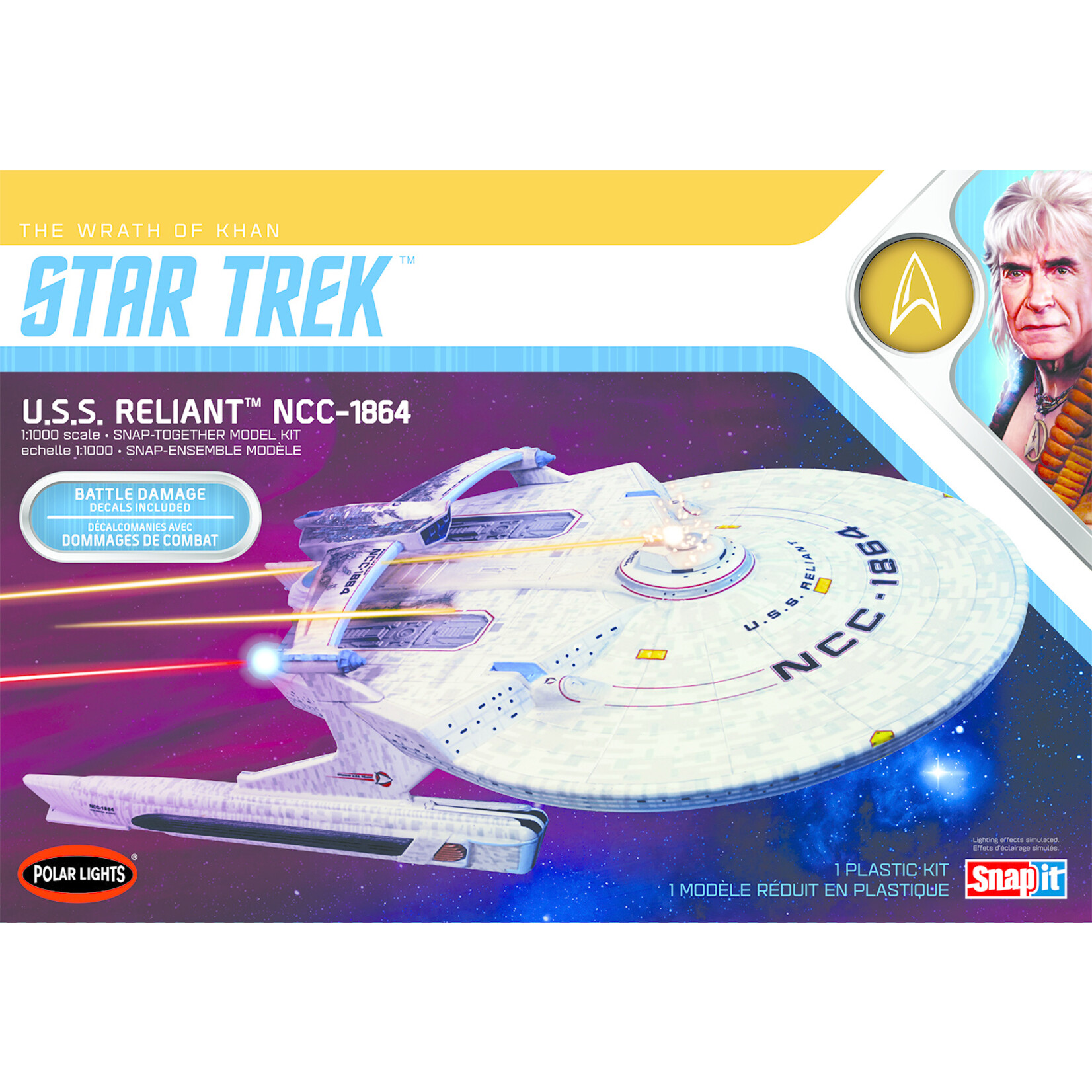 Polar Lights 975M - 1/1000 Star Trek U.S.S. Reliant - Wrath of Khan Edition