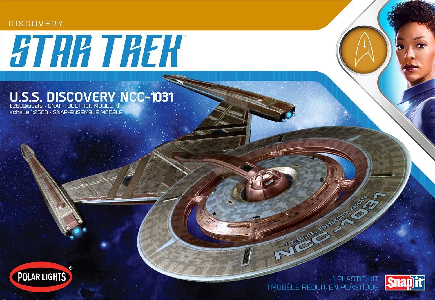 961M - 1/2500 Star Trek U.S.S. Discovery NCC-1031 Model Kit
